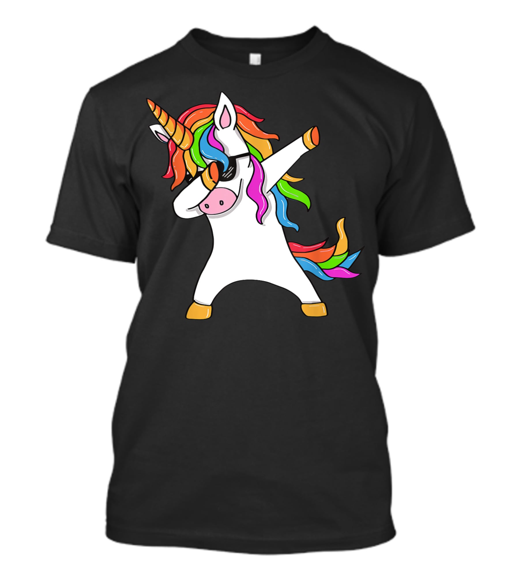 Rainbow Dabbing Unicorn Dab Unicorn T-Shirt