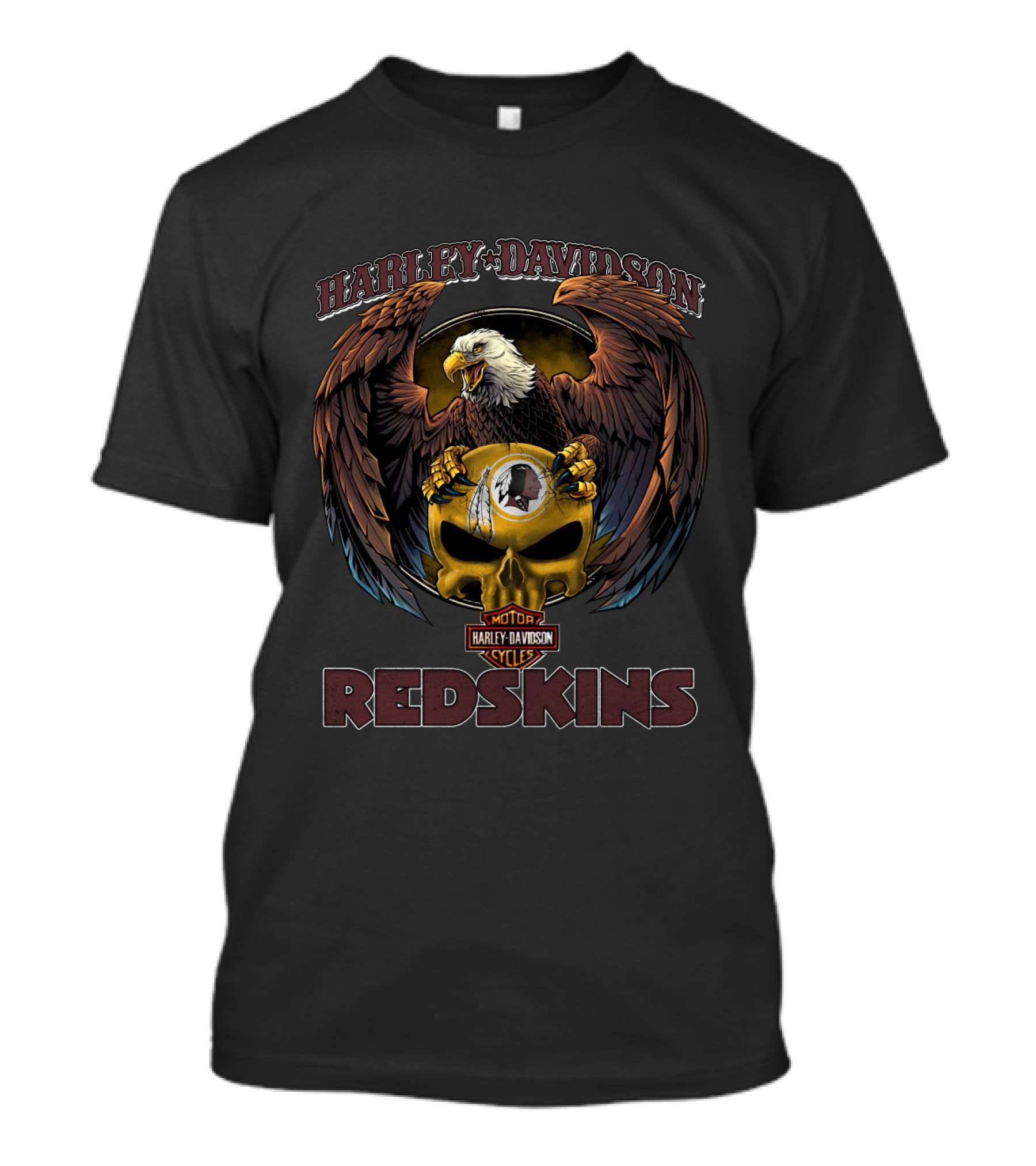 Harley Davidson Motor Cycles Redskins T-Shirt