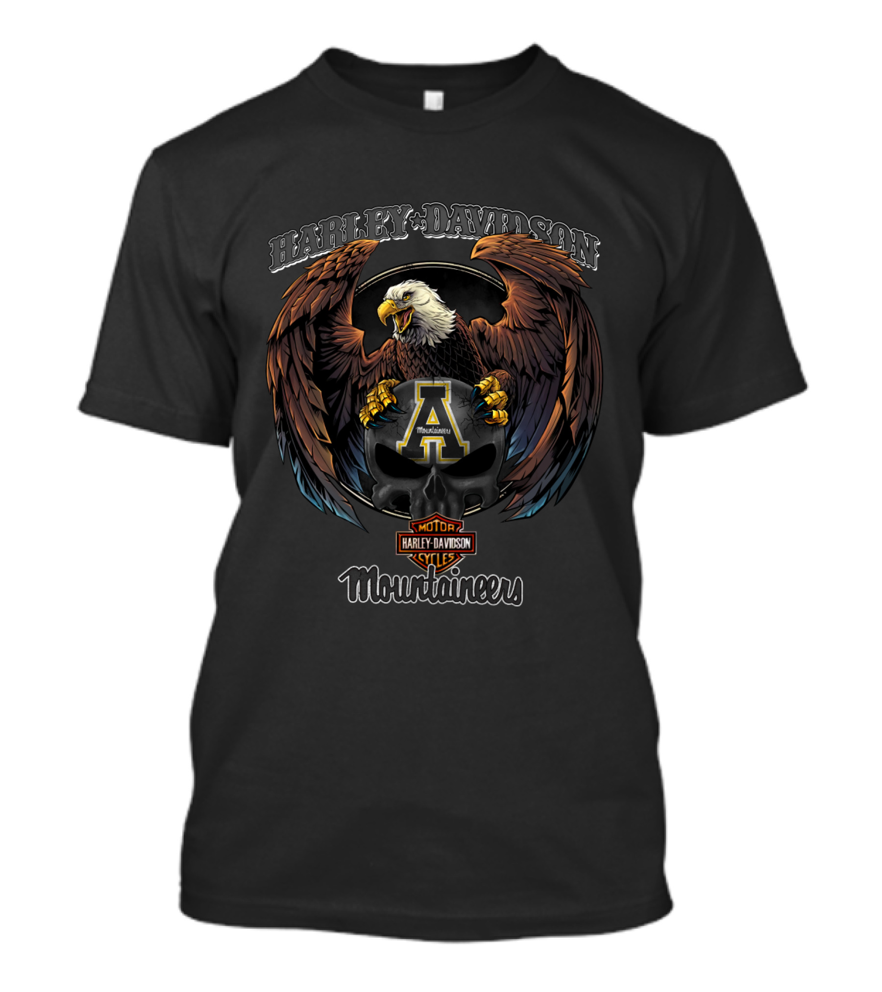 Harley Davidson Appalachian State Mountaineers Eagle T-Shirt