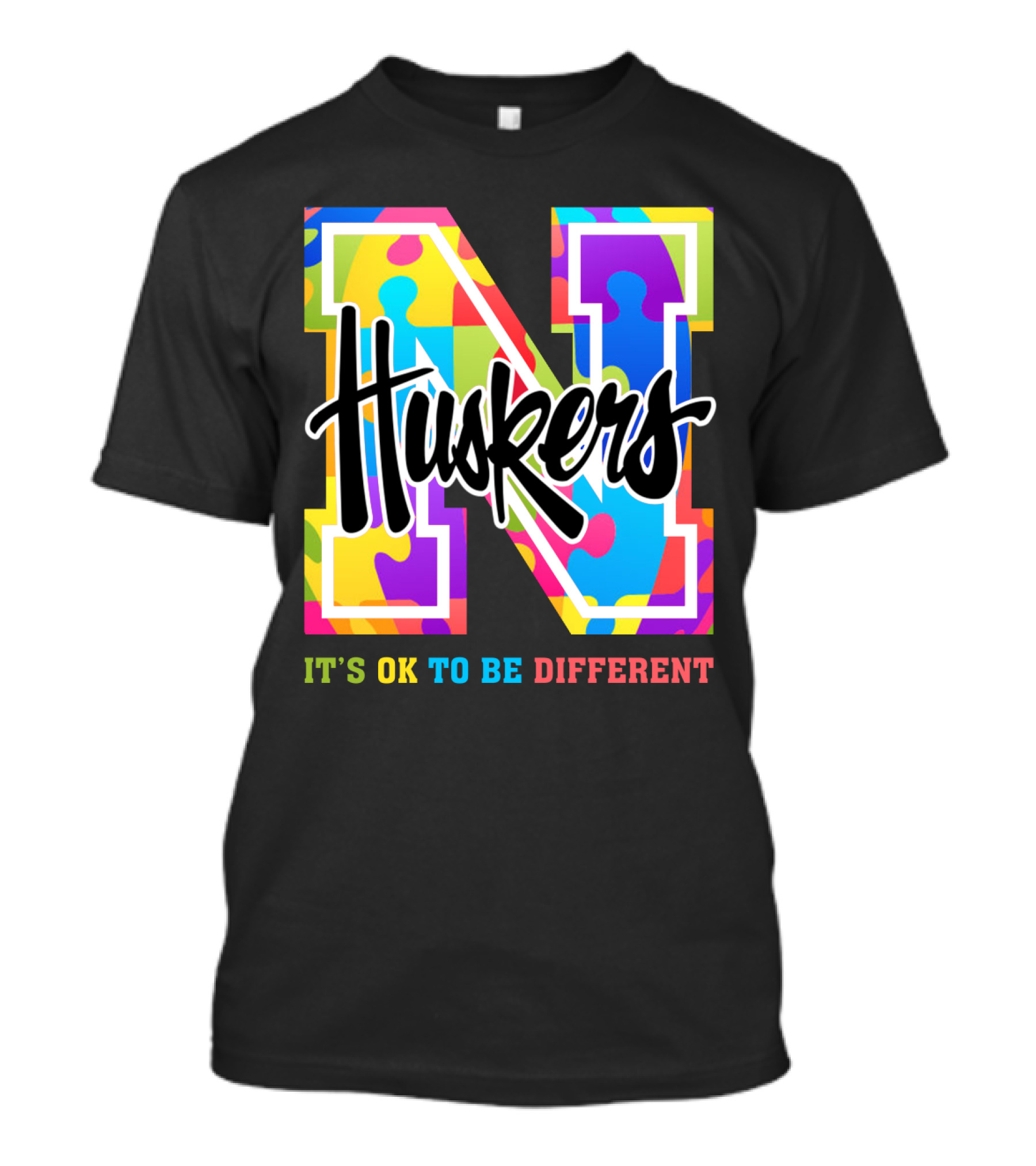 Huskers It's OK To Be Different T-Shirt