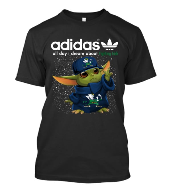All Day I Dream About Yoda Fighting Irish T-Shirt