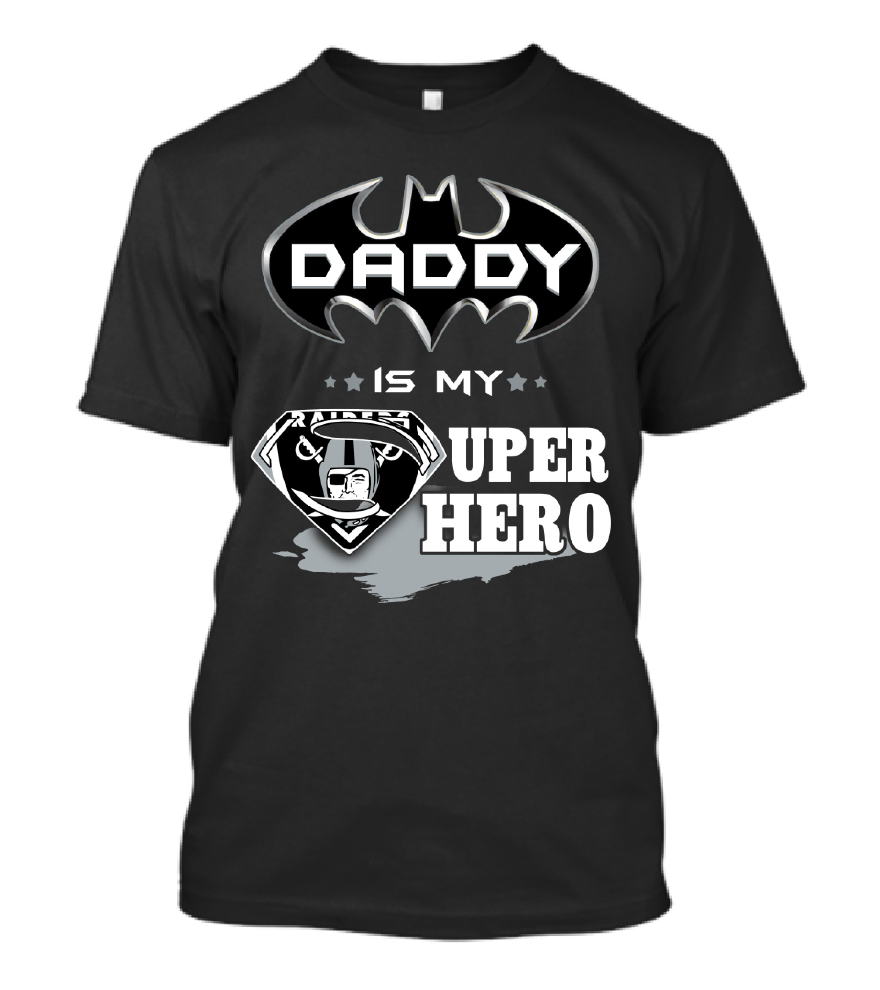Raiders Daddy Is My Super Hero T-Shirt