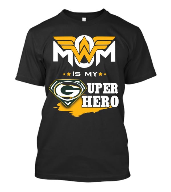 Mom Is My Packers Super Hero T-Shirt