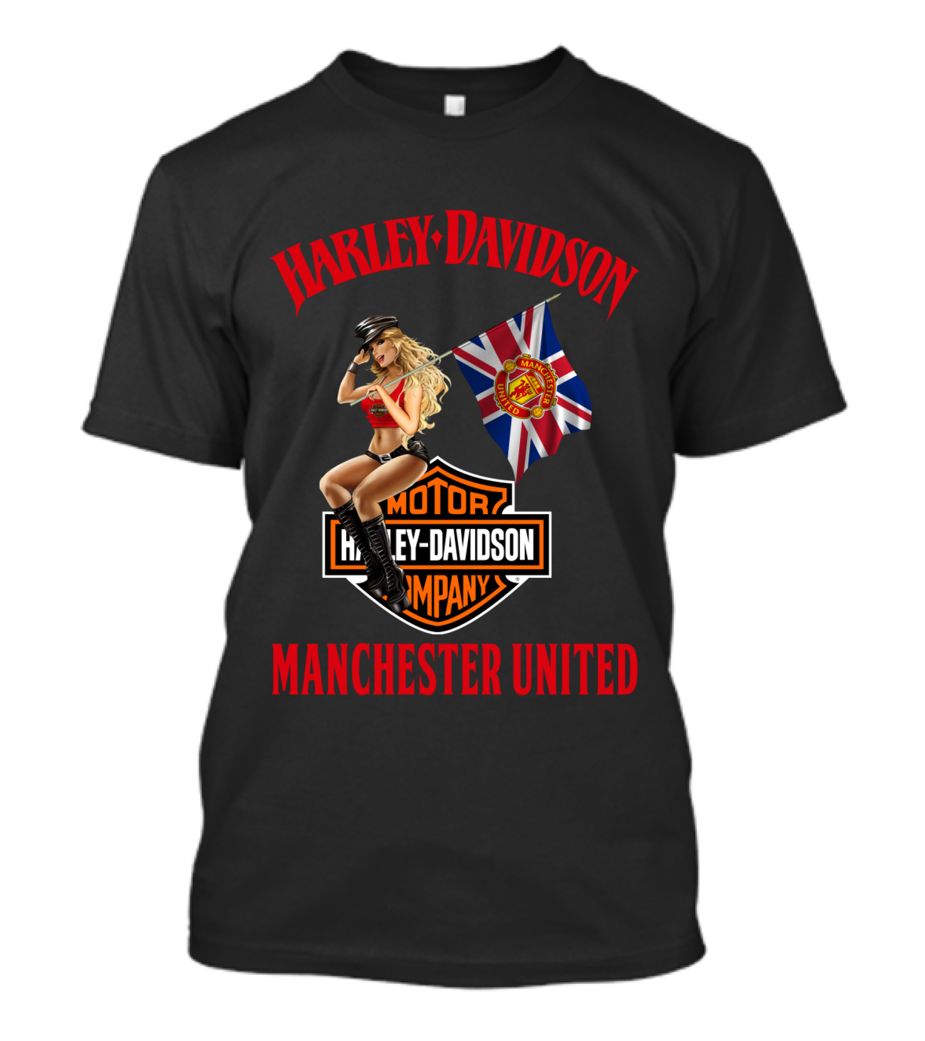 Harley Davidson Manchester United Motor Company T-Shirt