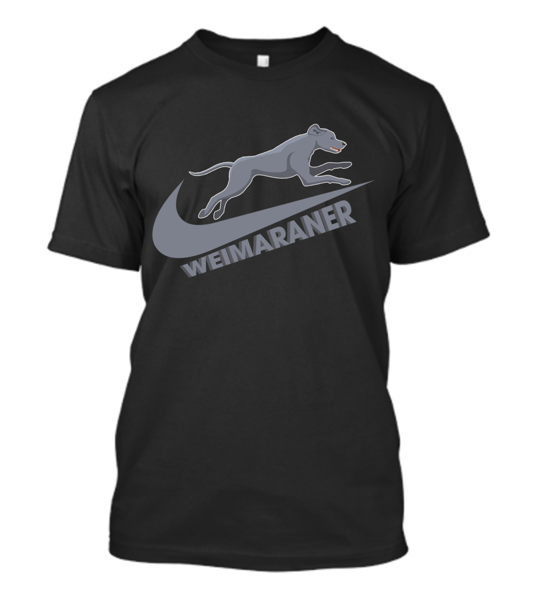 Weimaraners Nike Jumping Dog T-Shirt
