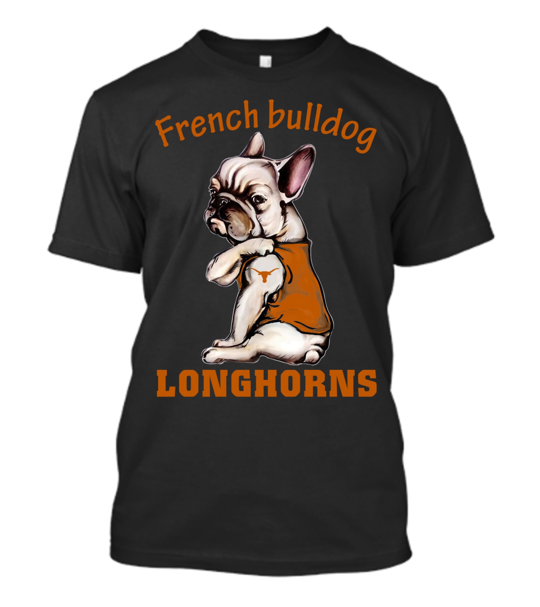 French Bulldog Longhorns T-Shirt