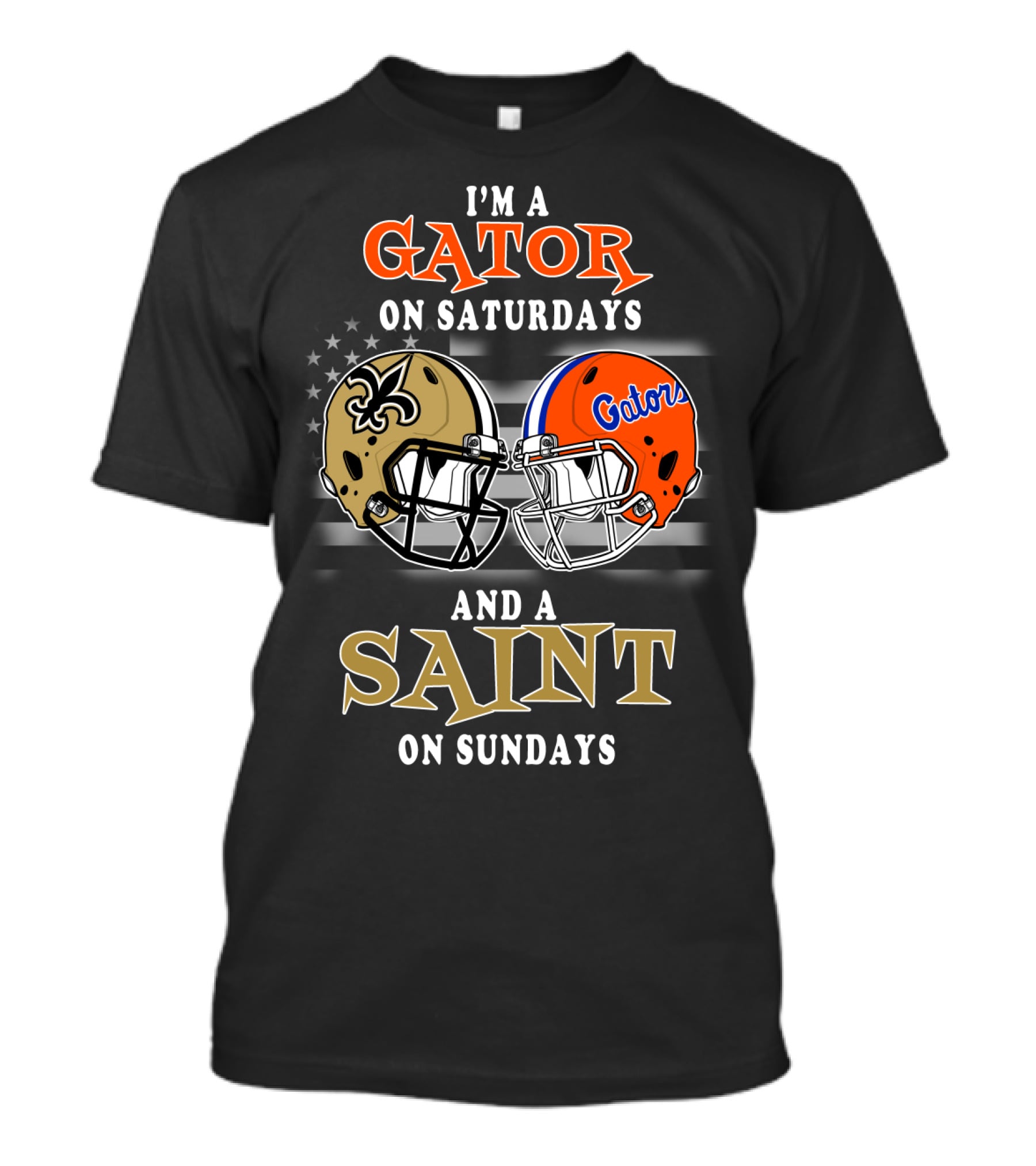 I'm A Gator On Saturdays And A Saint On Sundays T-Shirt
