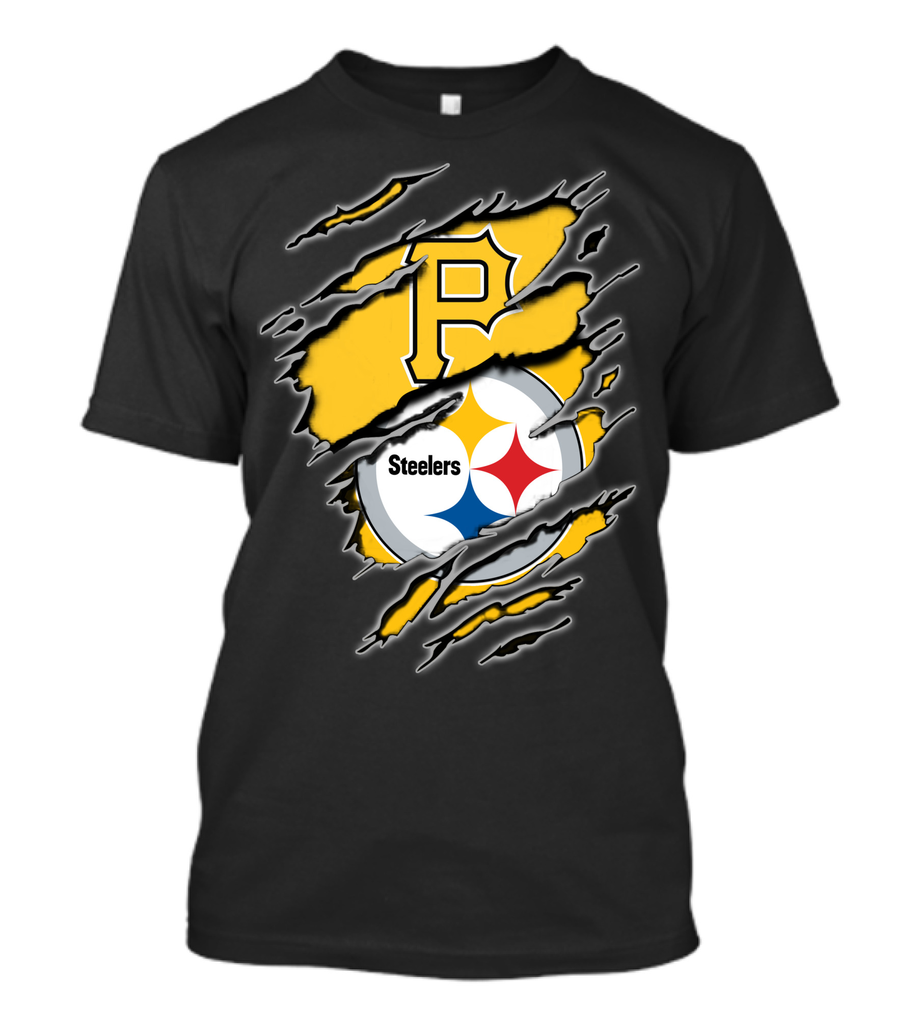Pittsburgh Pirates Steelers Fan Crossover T-Shirt