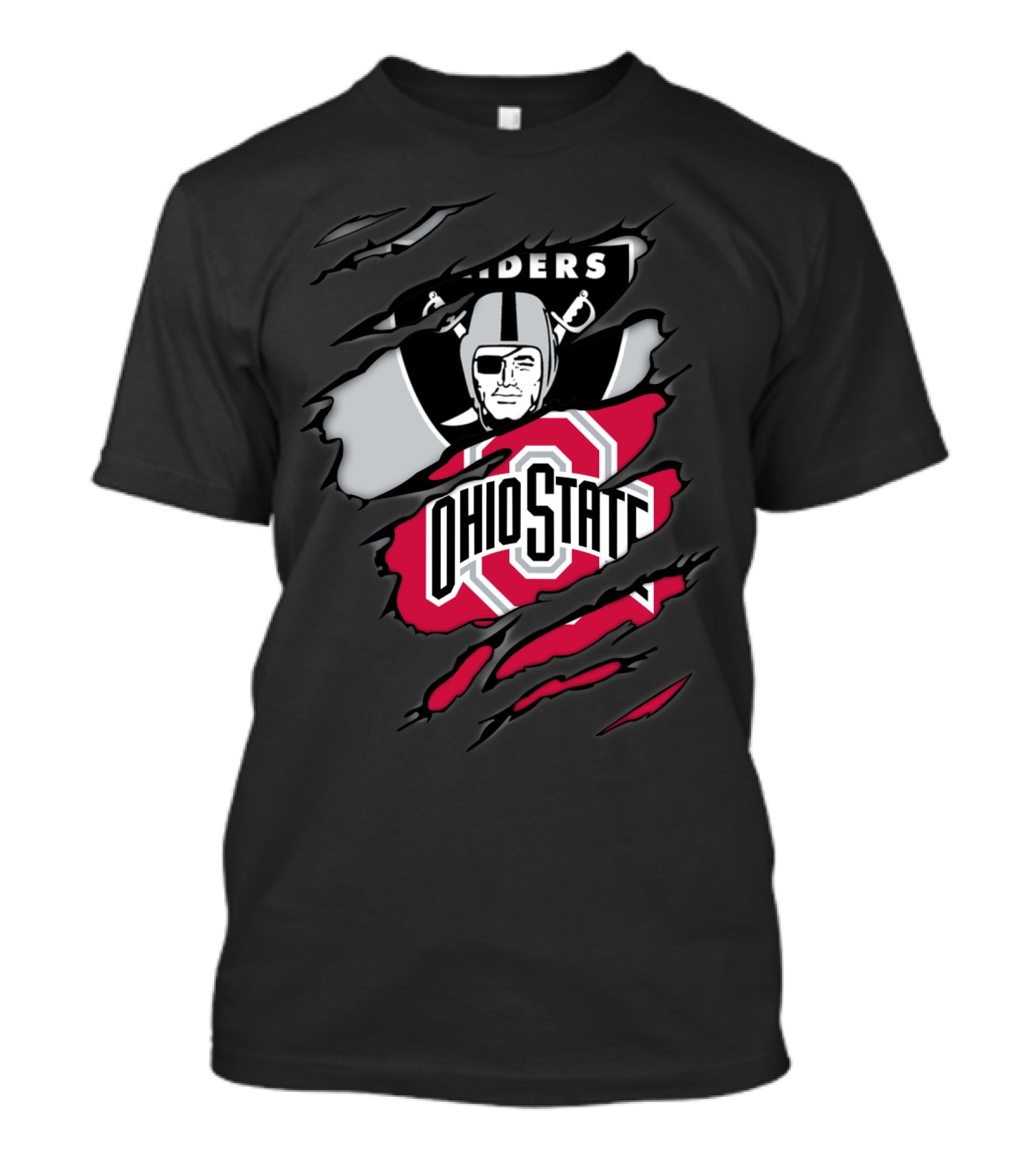 Raiders Ohio State Buckeyes Crossover T-Shirt