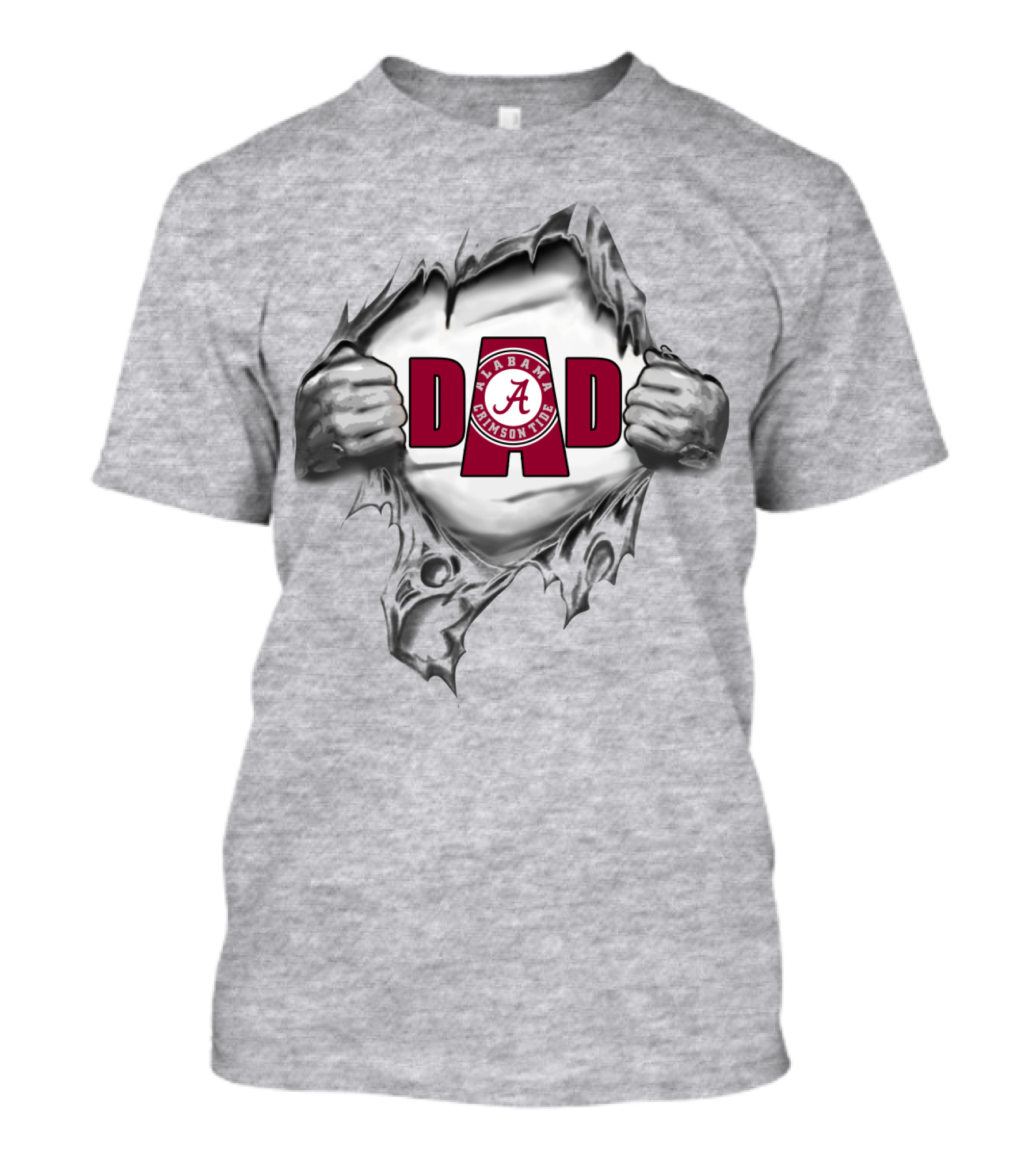 Alabama Crimson Tide Super Dad T-Shirt