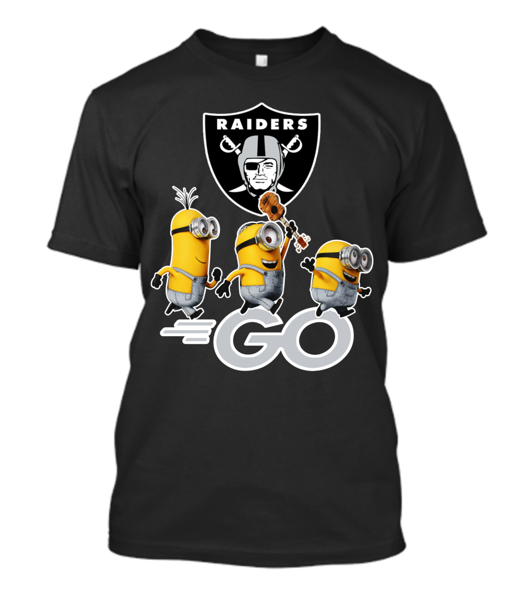 Raiders Minions Go Football Team T-Shirt