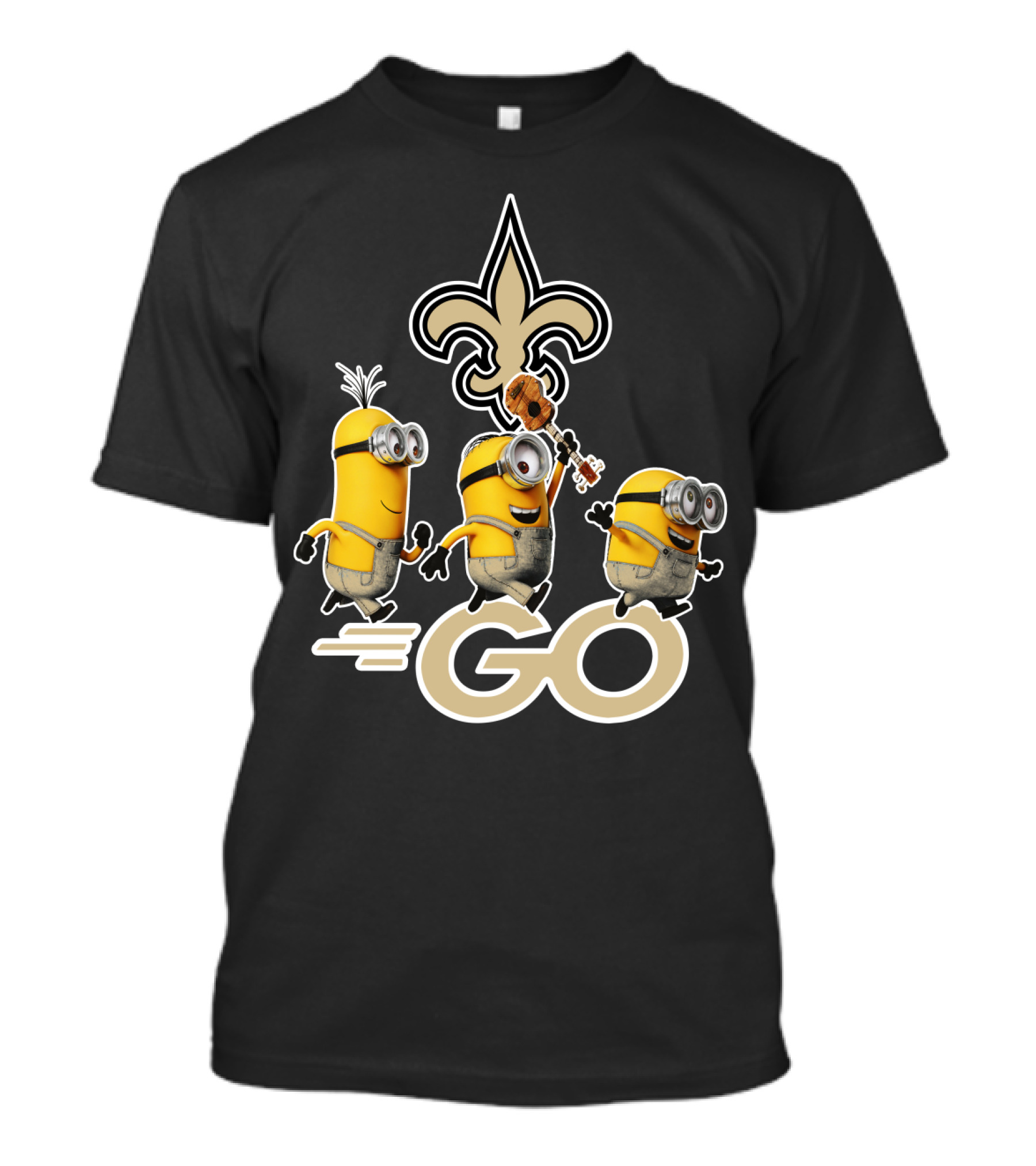 Saints Go Fleur-de-lis Minions T-Shirt
