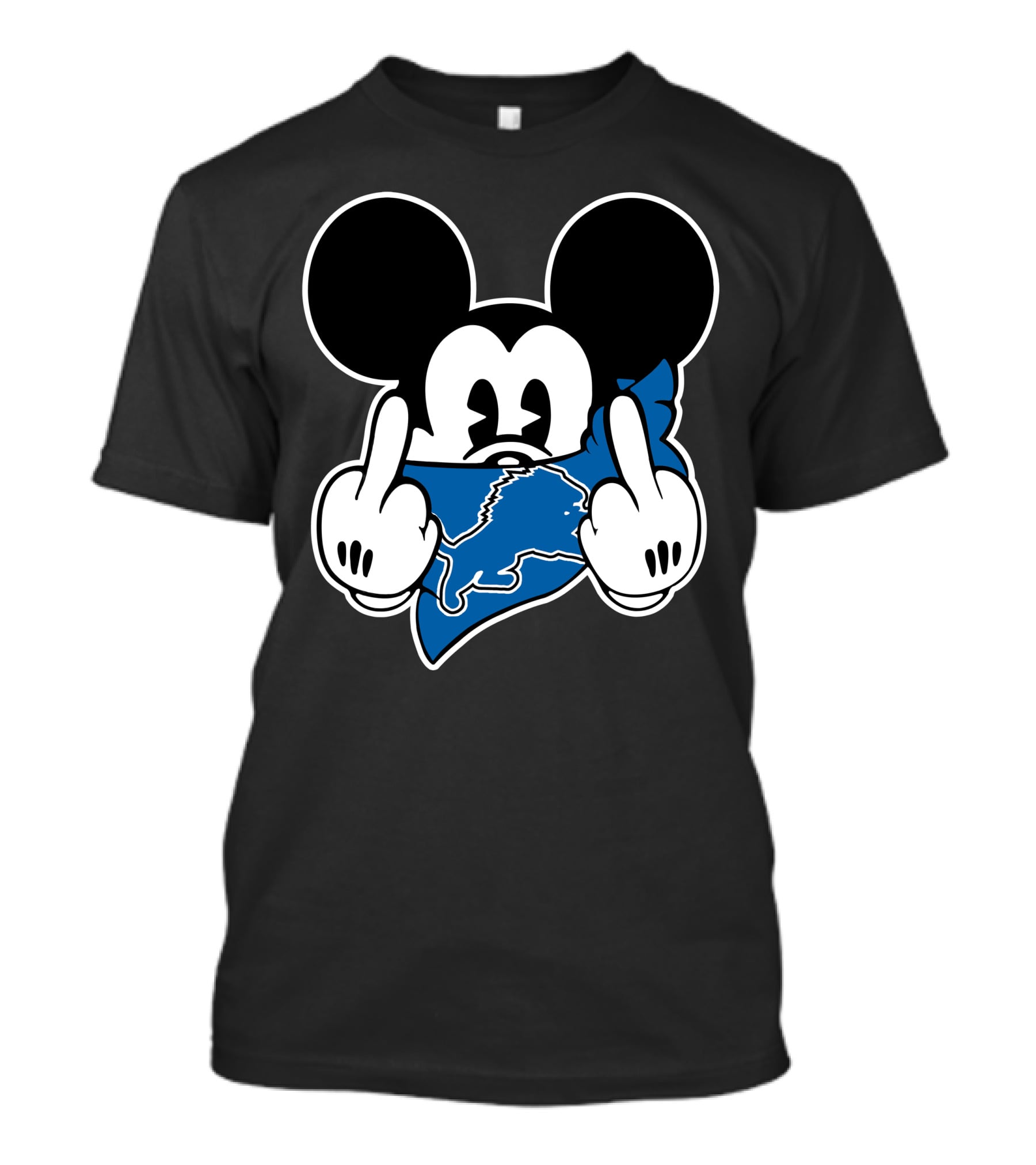 Mickey Lions Middle Finger T-Shirt