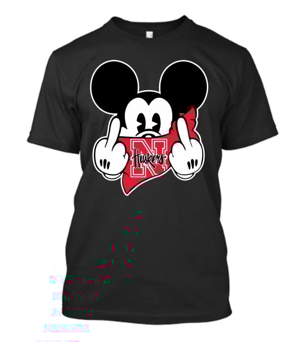 Nebraska Huskers Mickey Mouse N Logo T-Shirt
