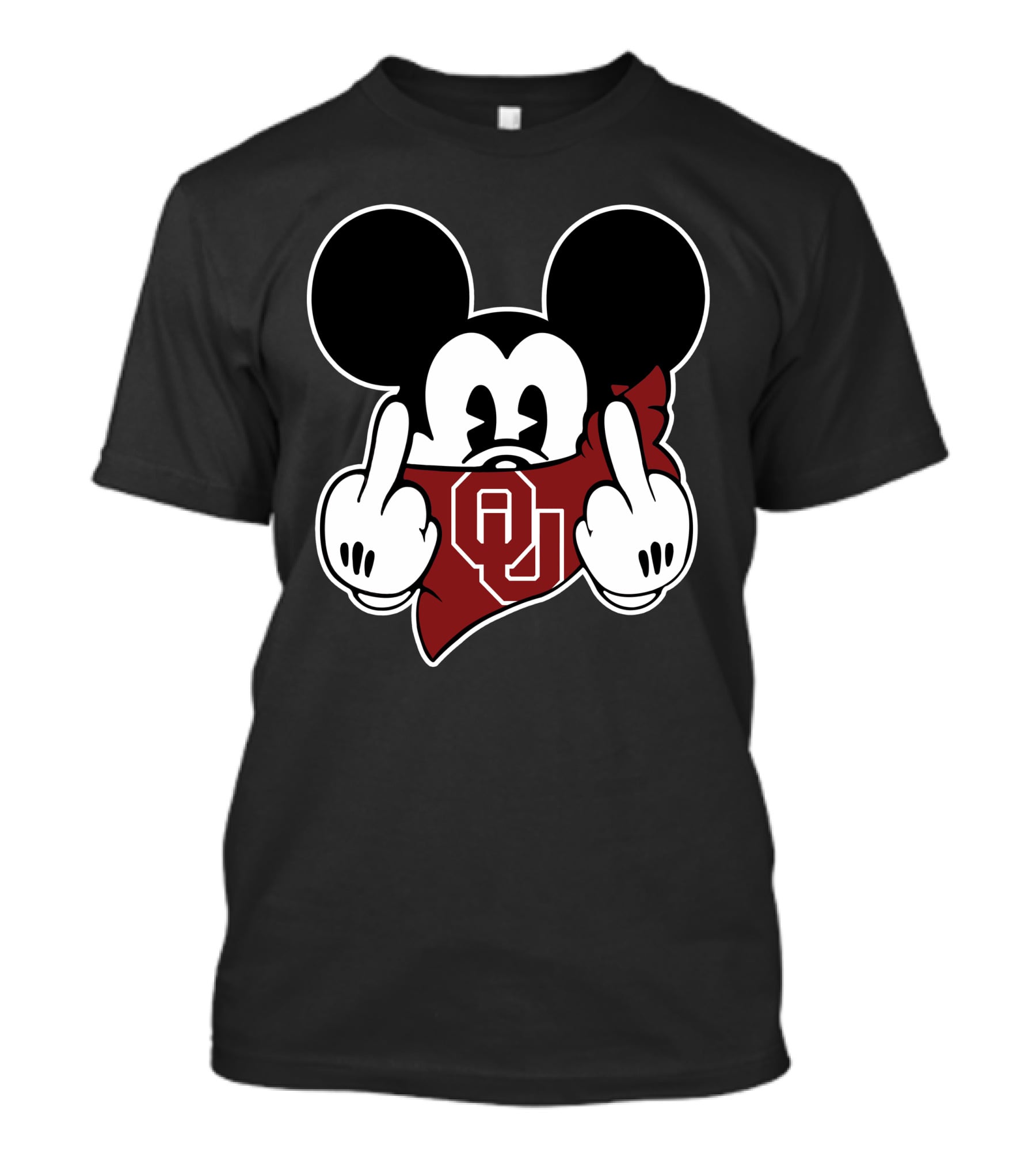 Oklahoma Sooners Mickey Bandana Gesture T-Shirt