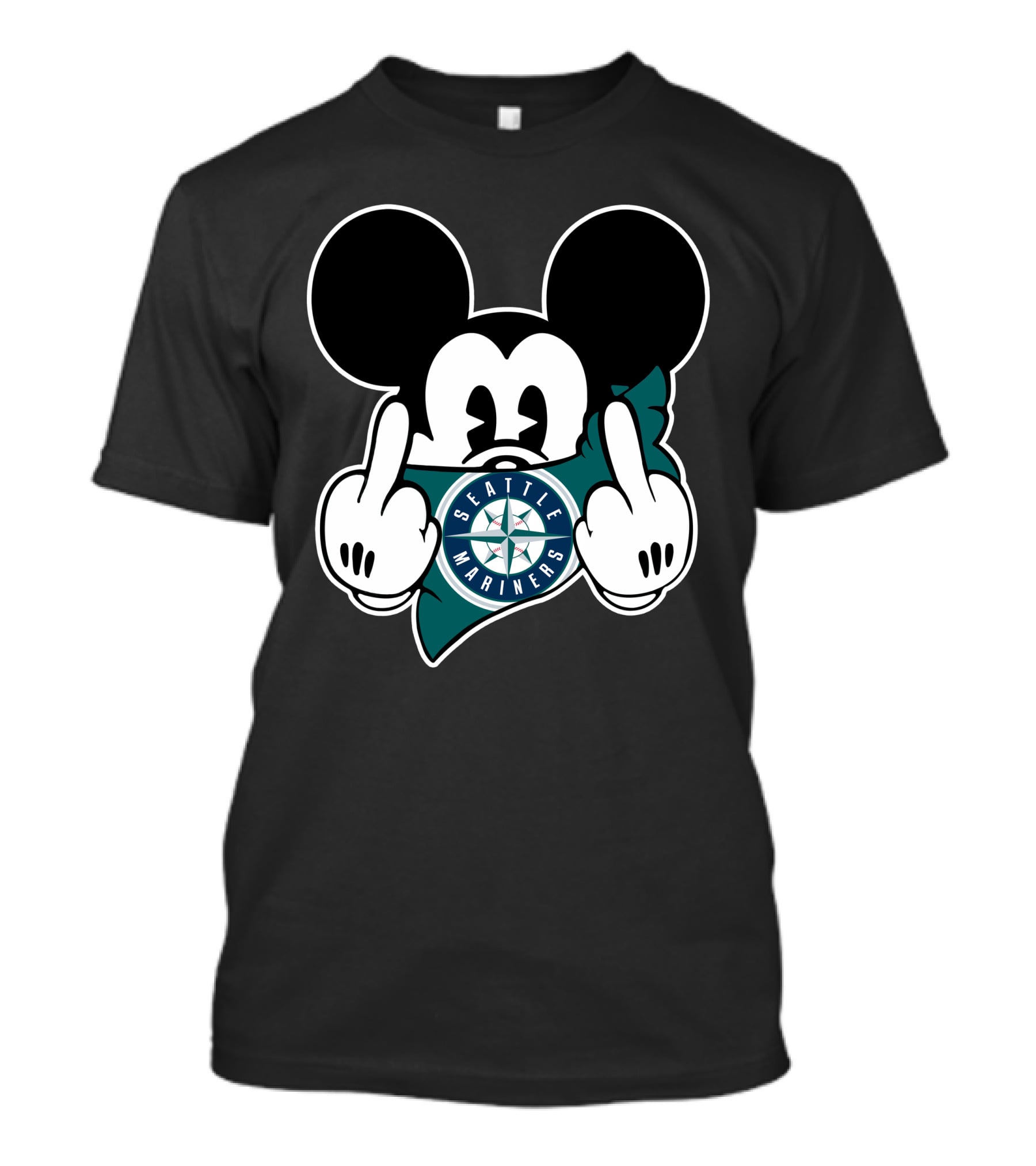 Seattle Mariners Mickey Gesture T-Shirt
