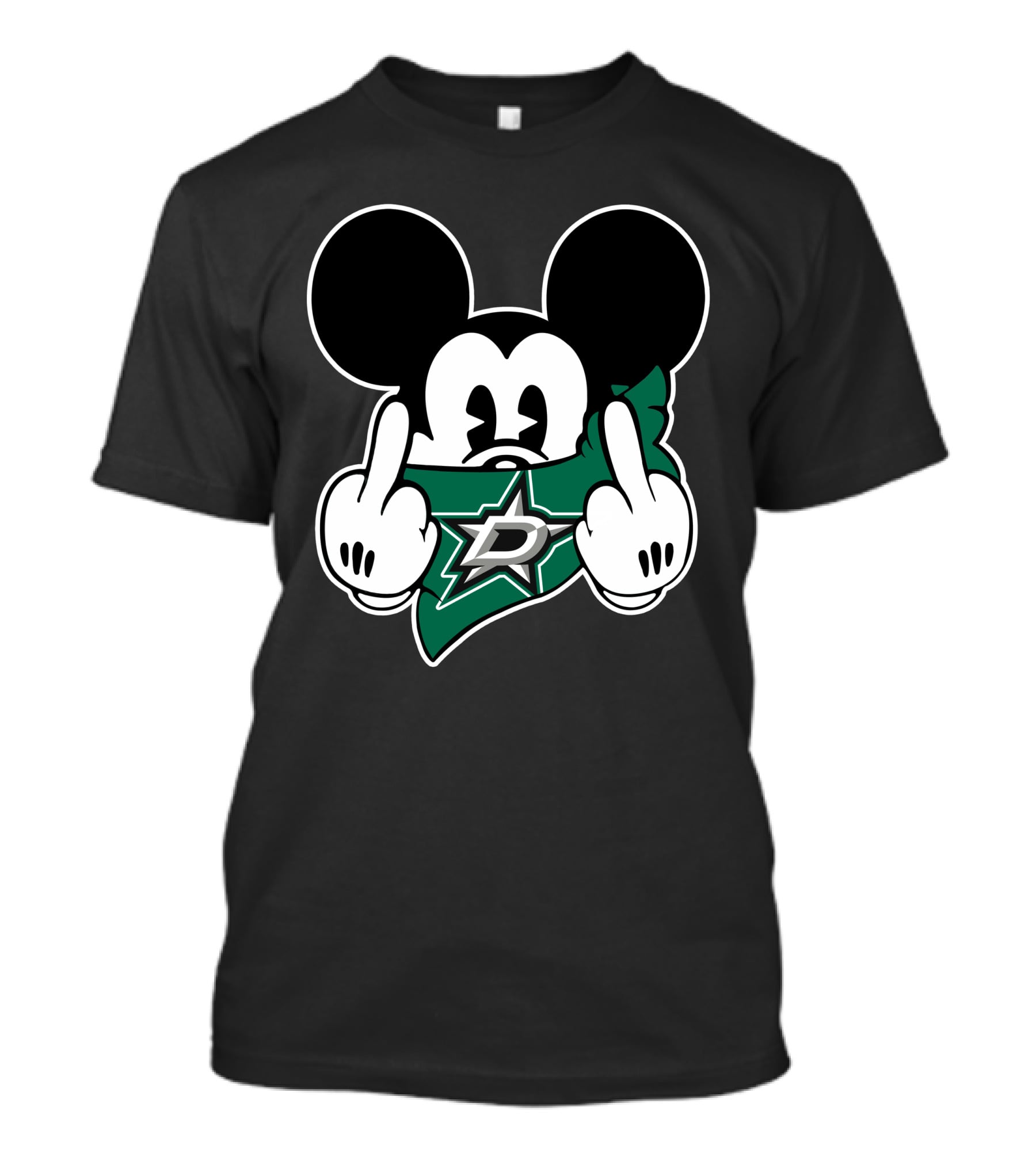 Dallas Stars Mickey Gesture T-Shirt
