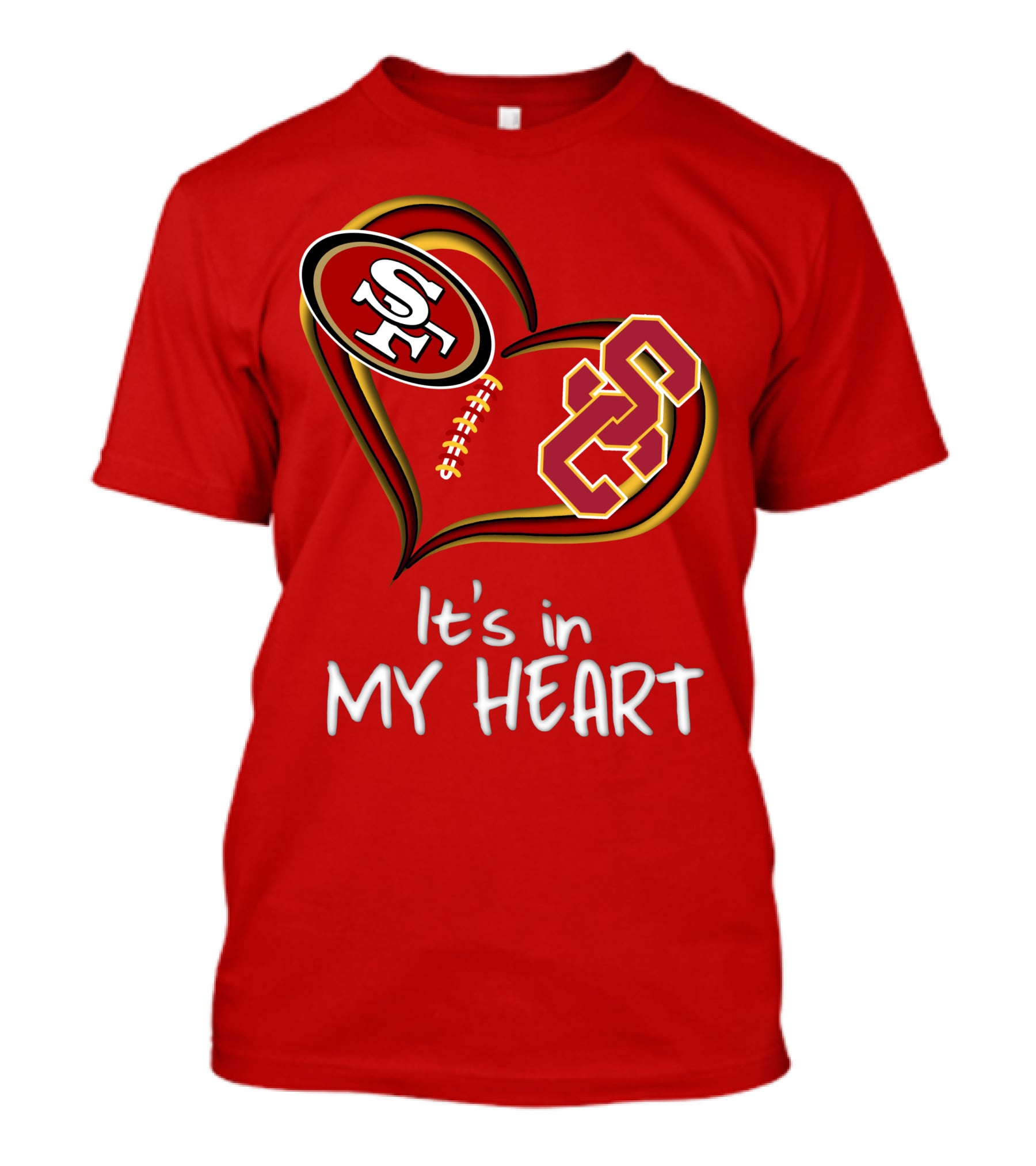 49ers Sc It's In My Heart T-Shirt