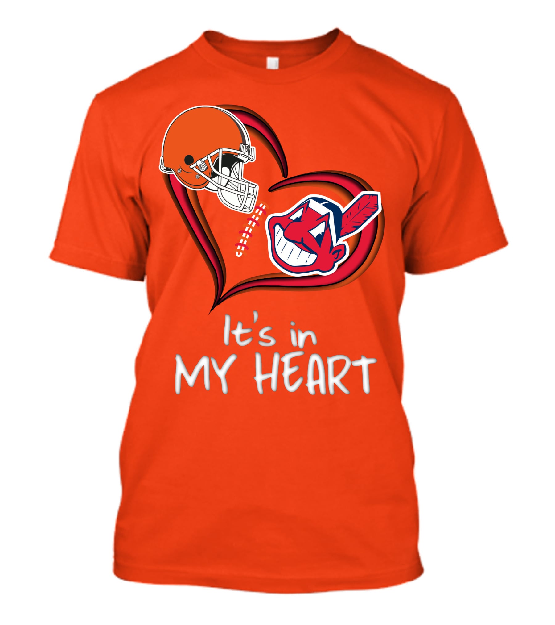 Browns Indians It's In My Heart T-Shirt