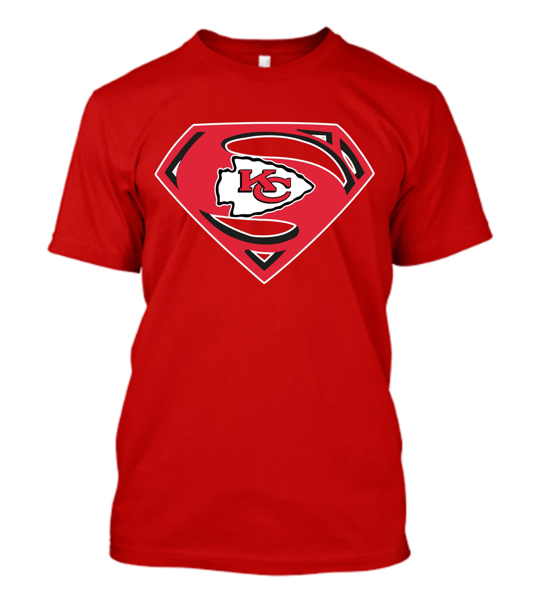 Kansas City Chiefs Superman Logo Badge T-Shirt