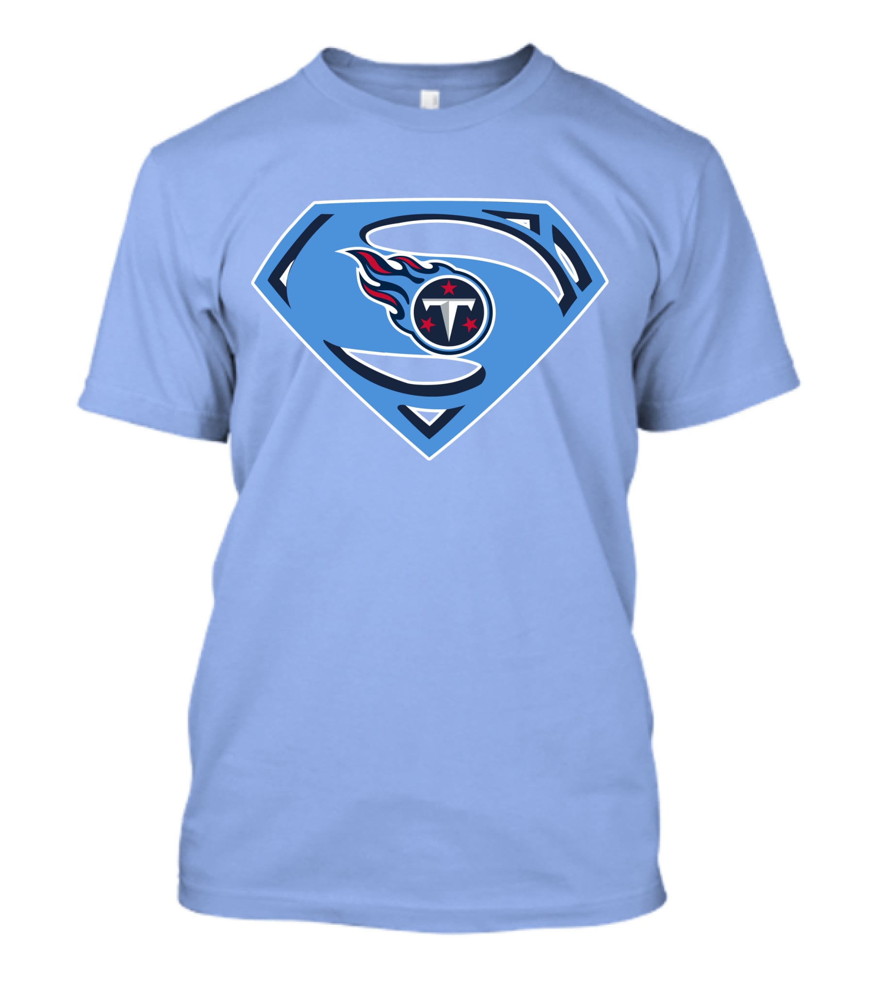Tennessee Titans Superman Logo Fusion T-Shirt