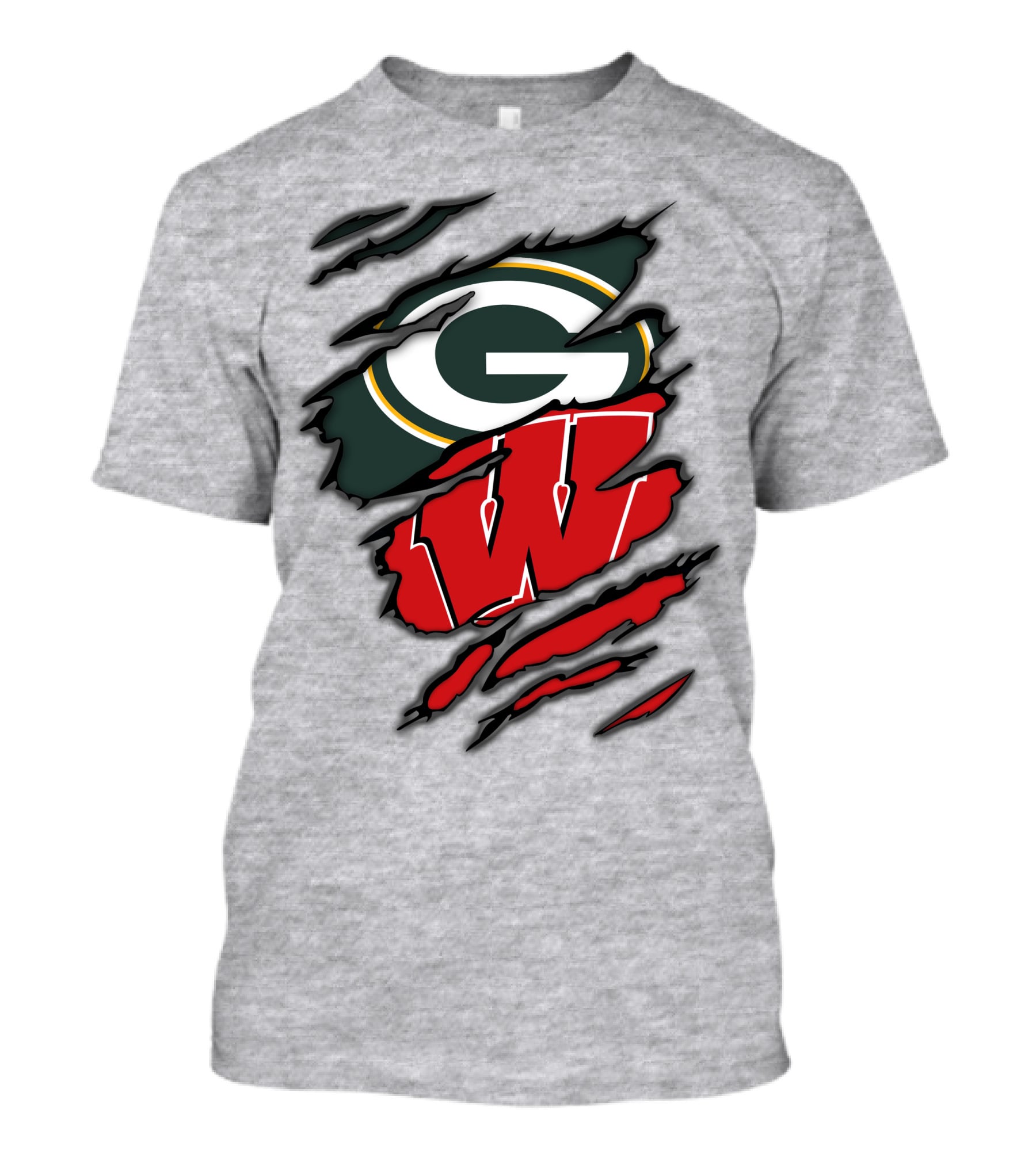 Packers Badgers Green Bay Wisconsin Football Fans T-Shirt