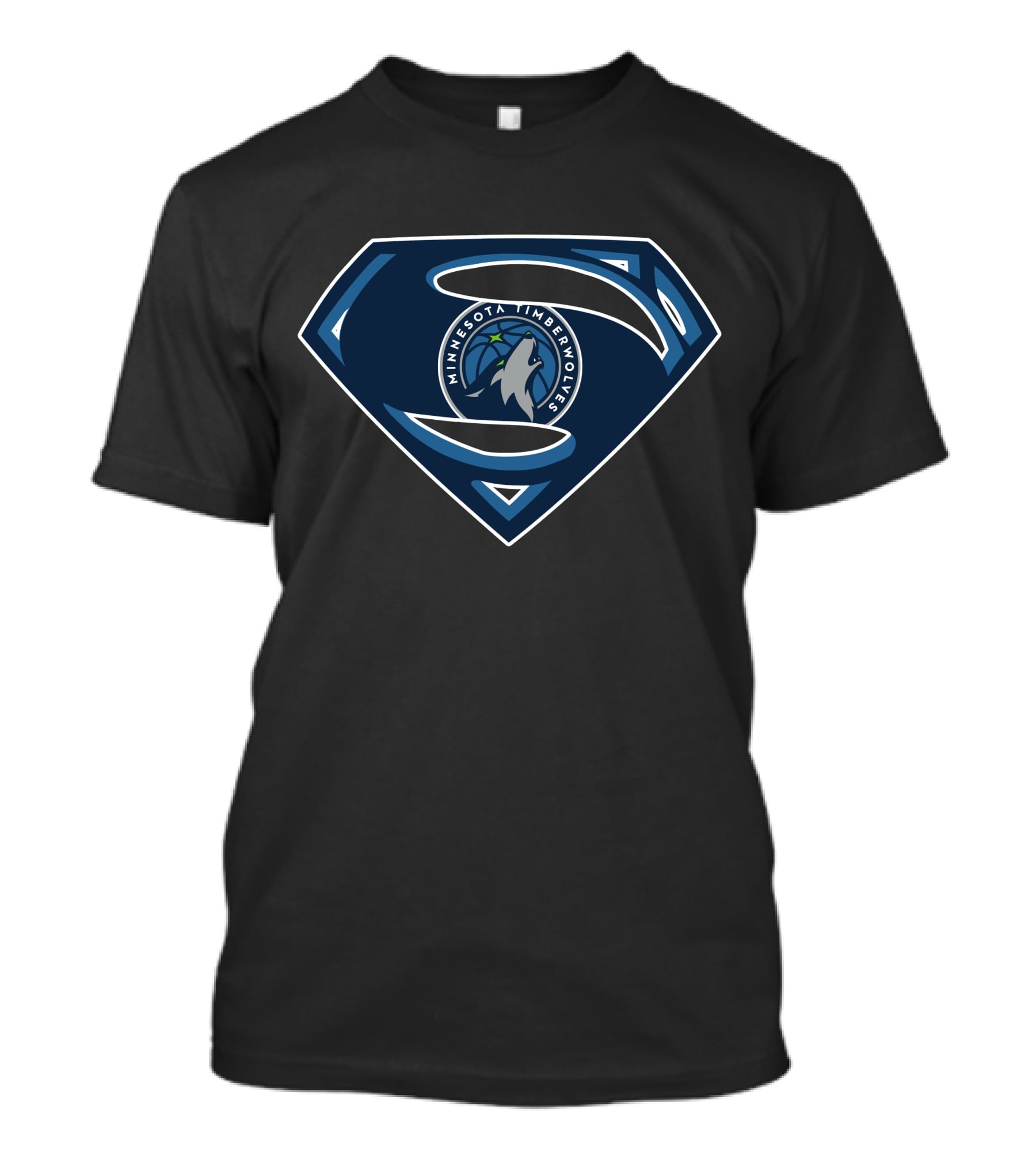Minnesota Timberwolves Superman Emblem T-Shirt