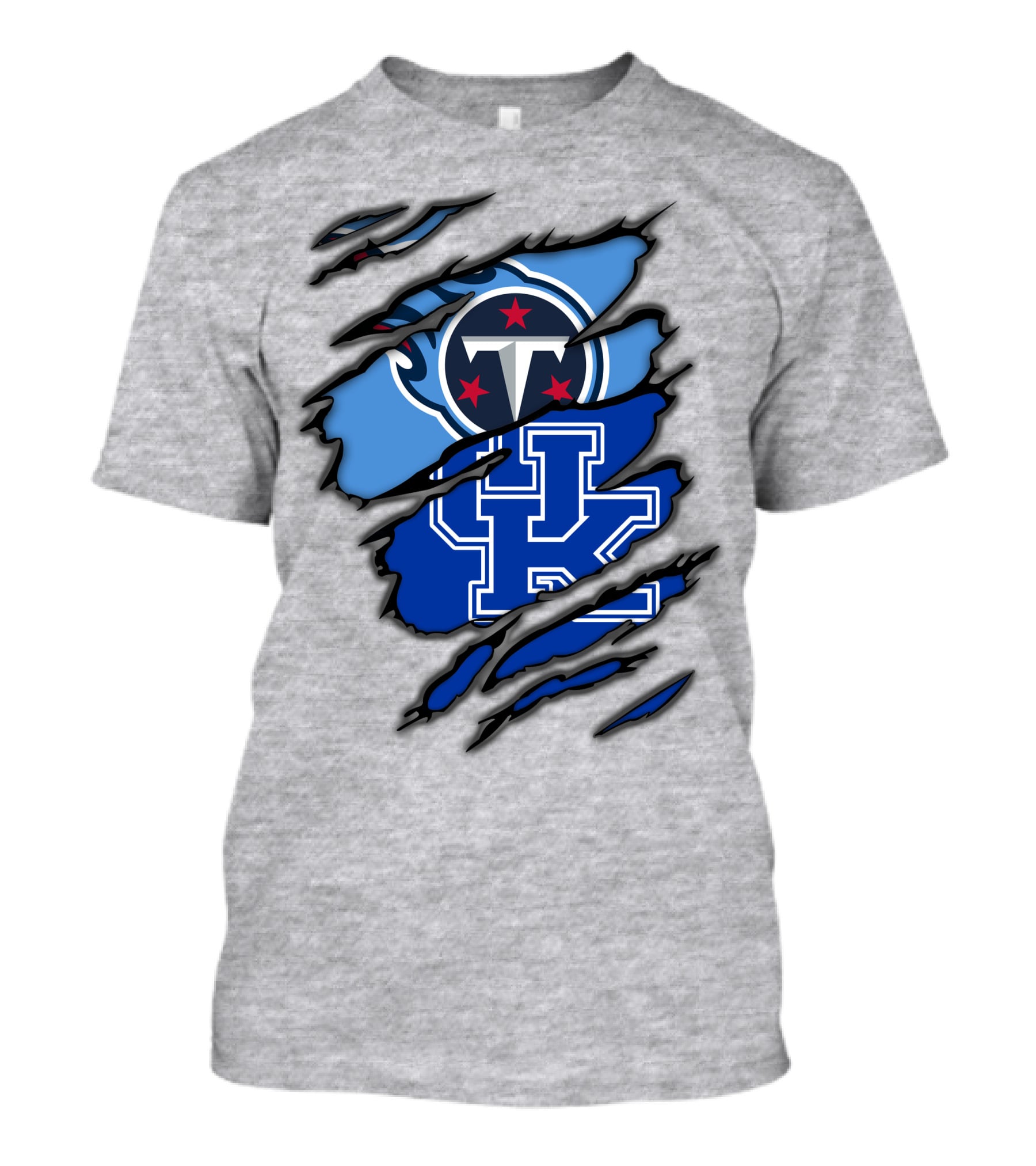 Tennessee Titans University Of Kentucky Wildcats Crossover T-Shirt
