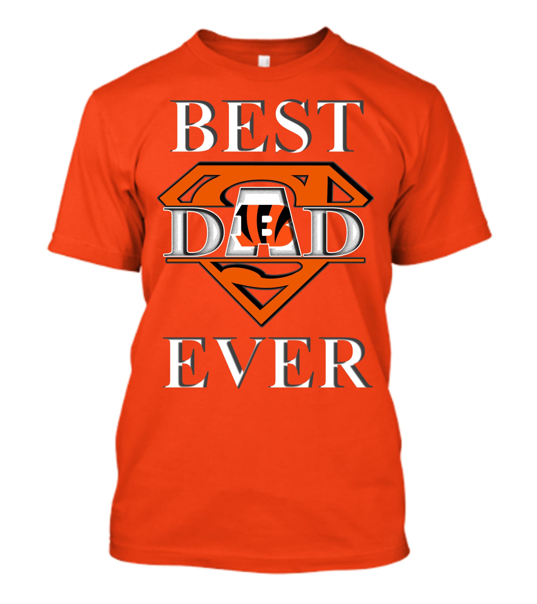 BEST DAD EVER Bengals Super Dad T-Shirt