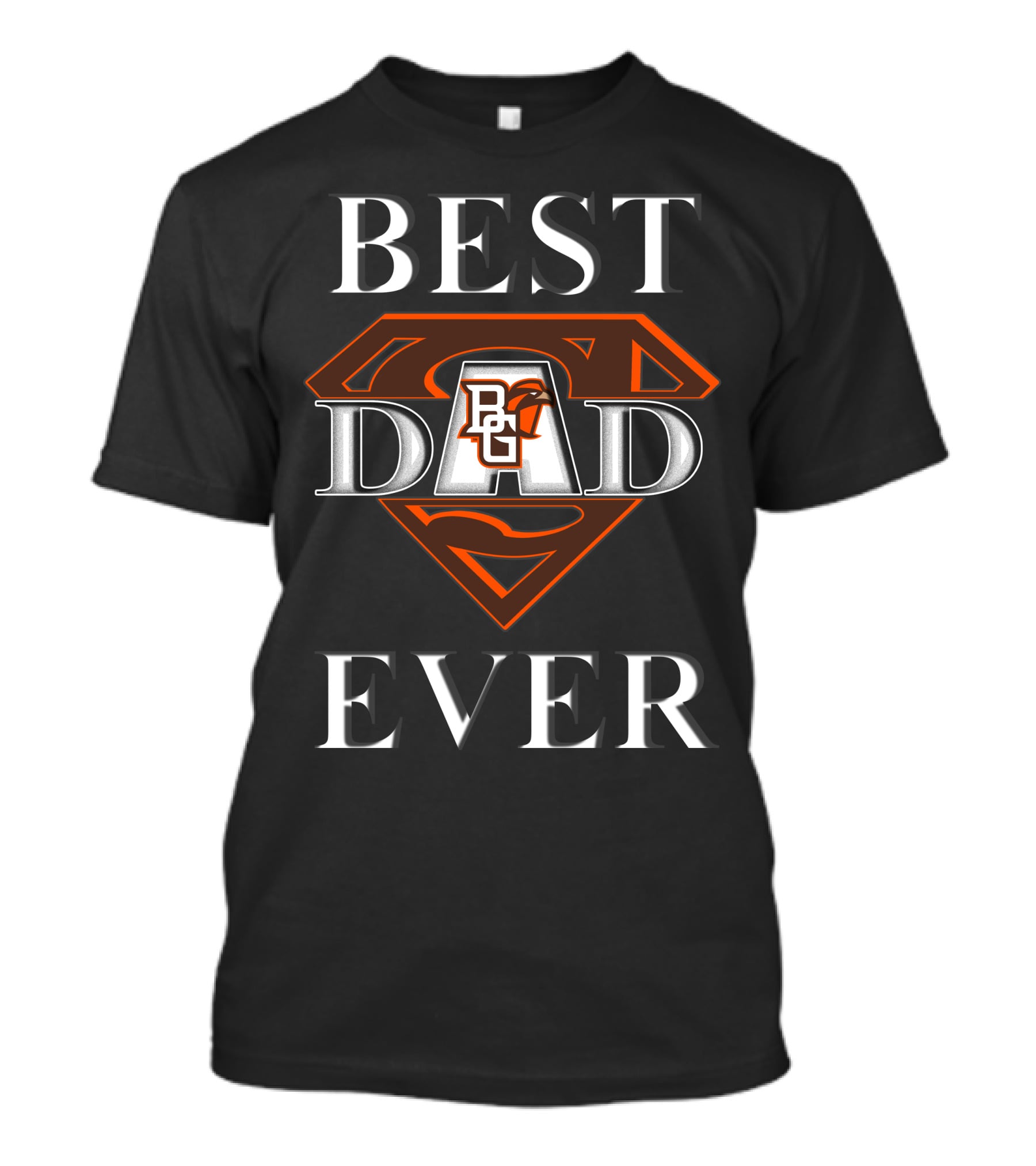 Best Dad Ever Bowling Green Falcons Superdad T-Shirt