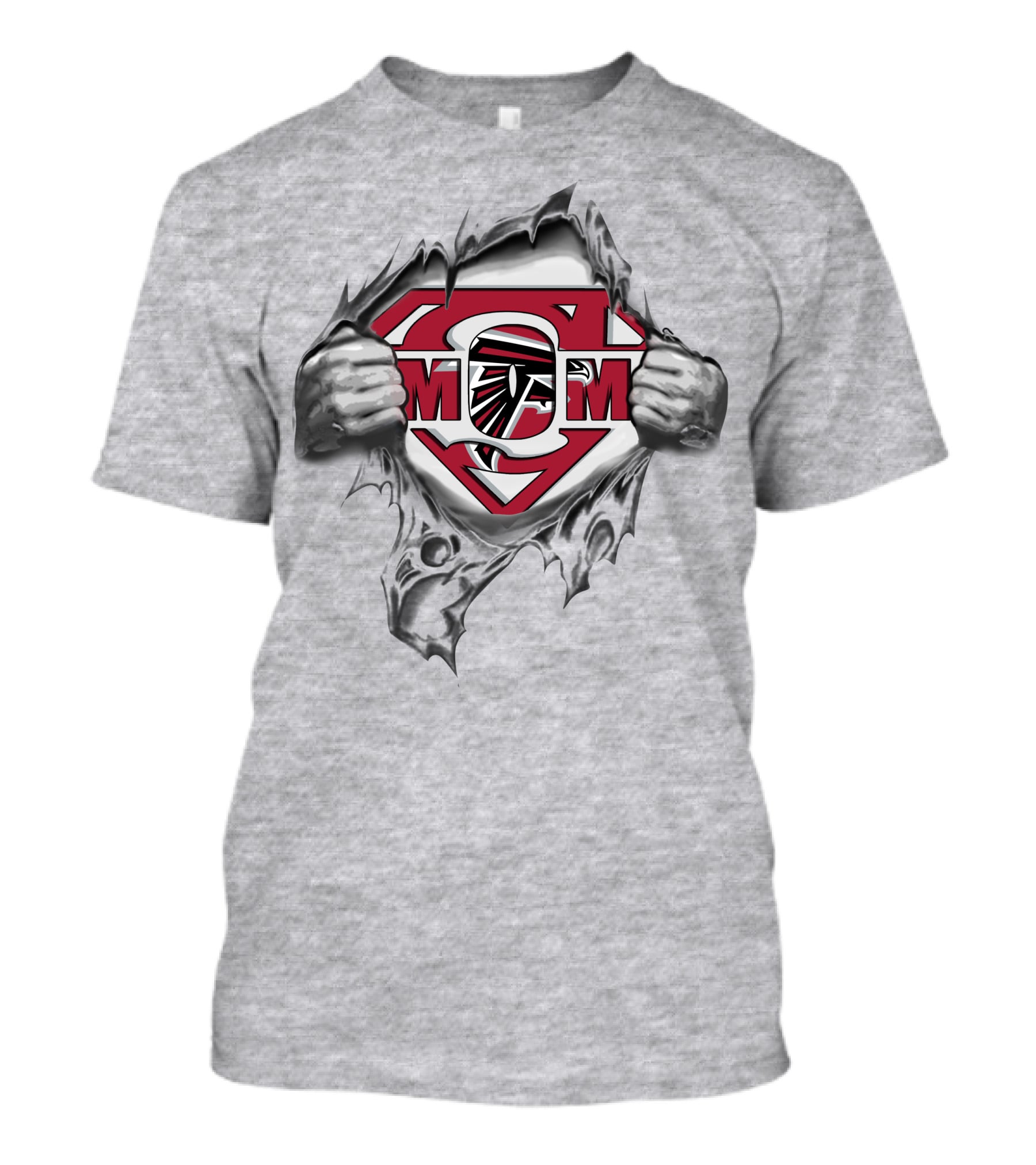 Falcons Superhero Logo With Superman T-Shirt