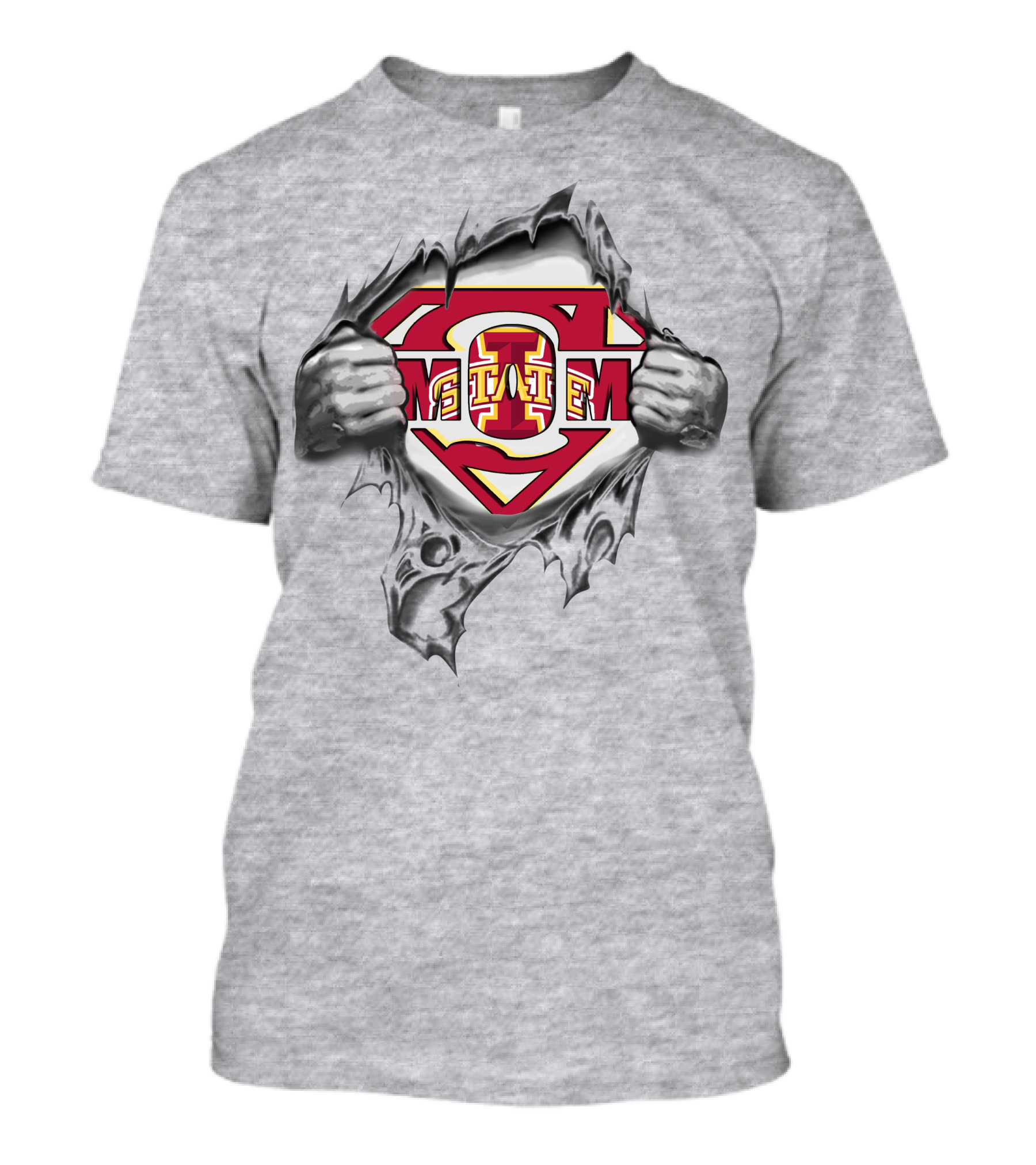 Iowa State Cyclones Superman Logo Emblem T-Shirt