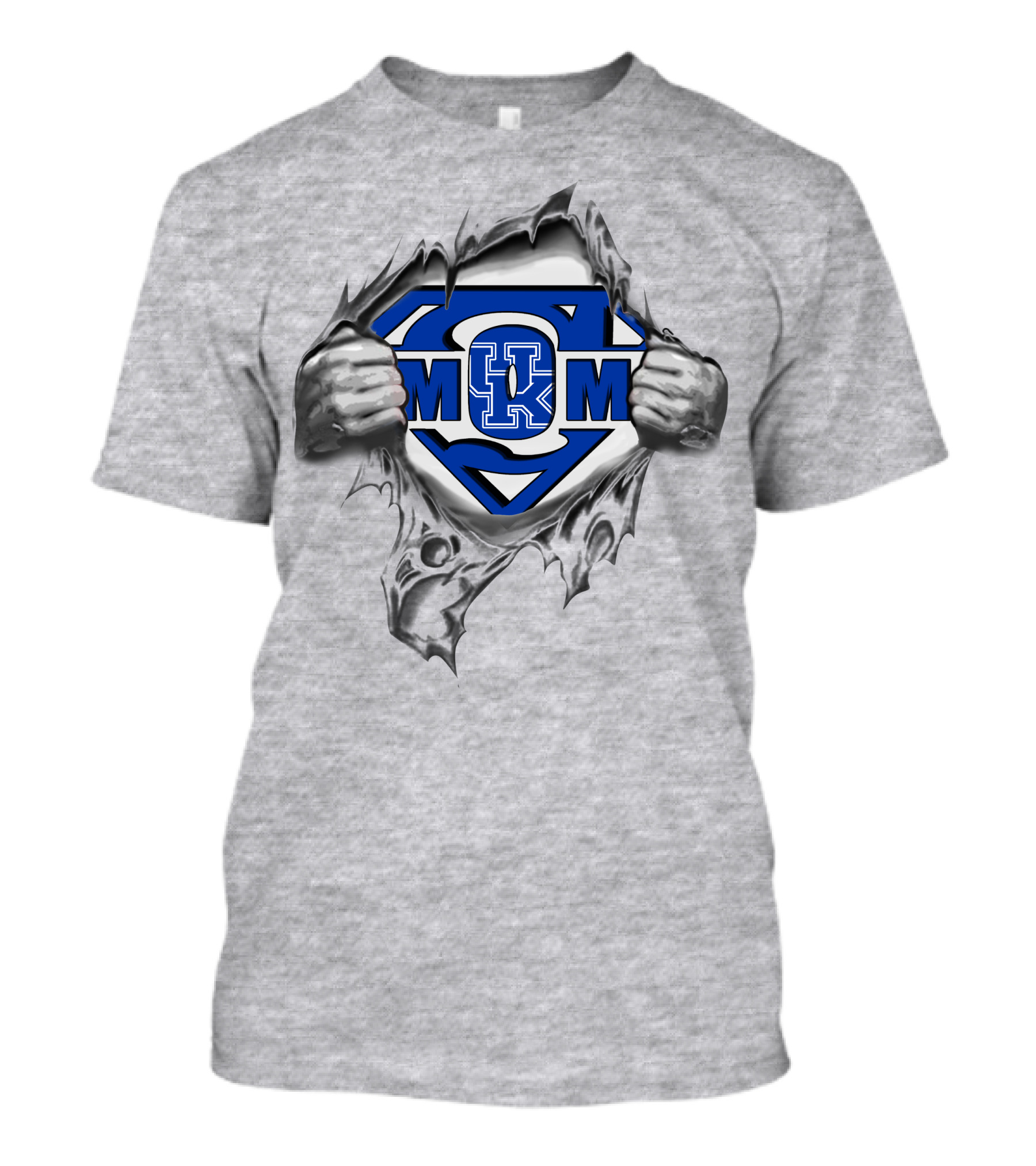 Kentucky Wildcats Super Mom K Logo Heroic Strength T-Shirt