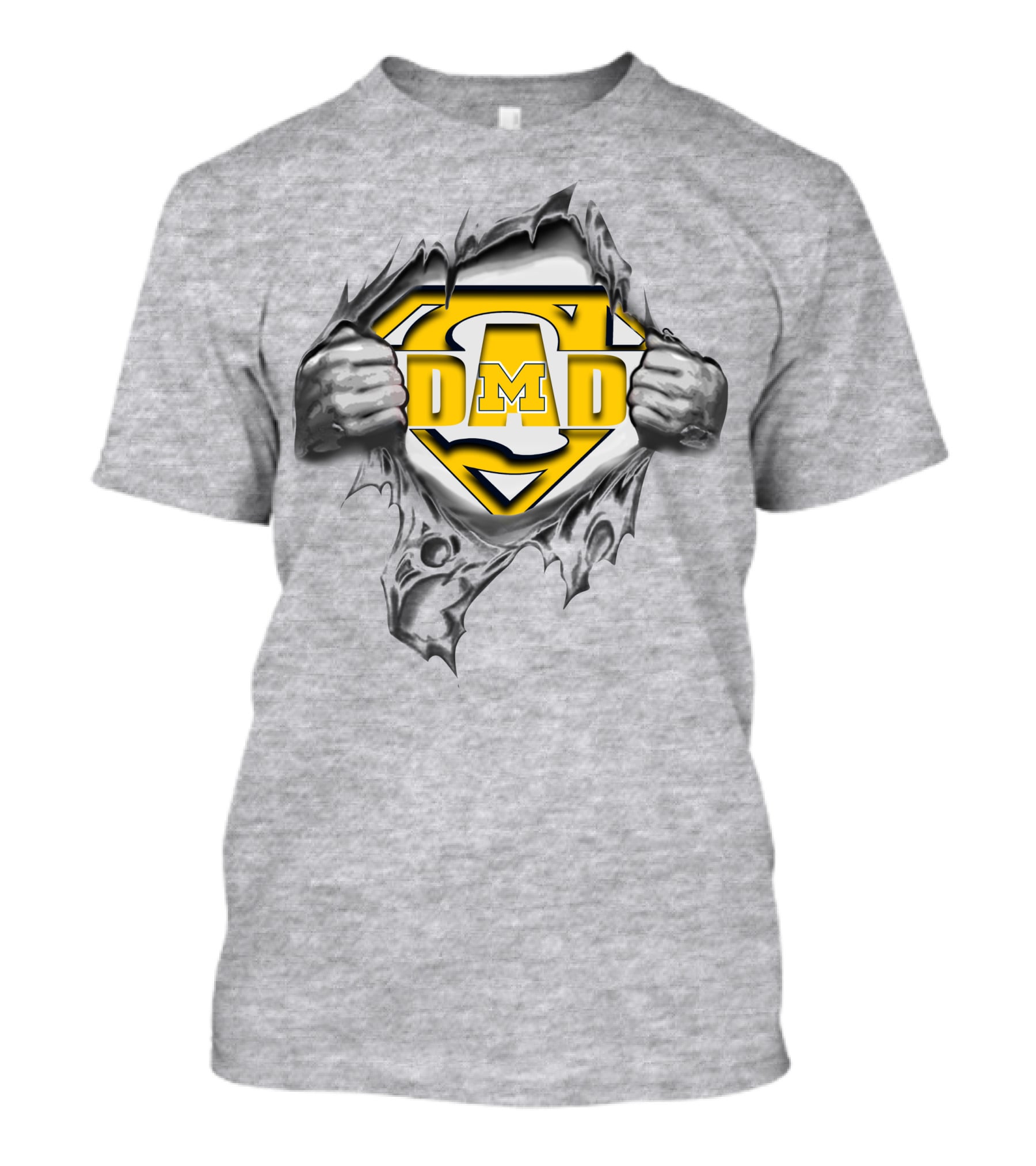 Michigan Wolverines Super Dad M T-Shirt