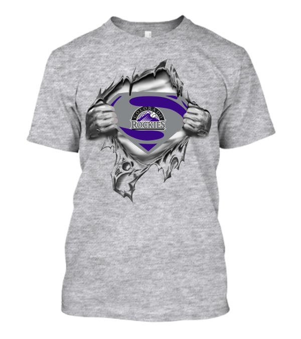 Colorado Rockies Superman T-Shirt