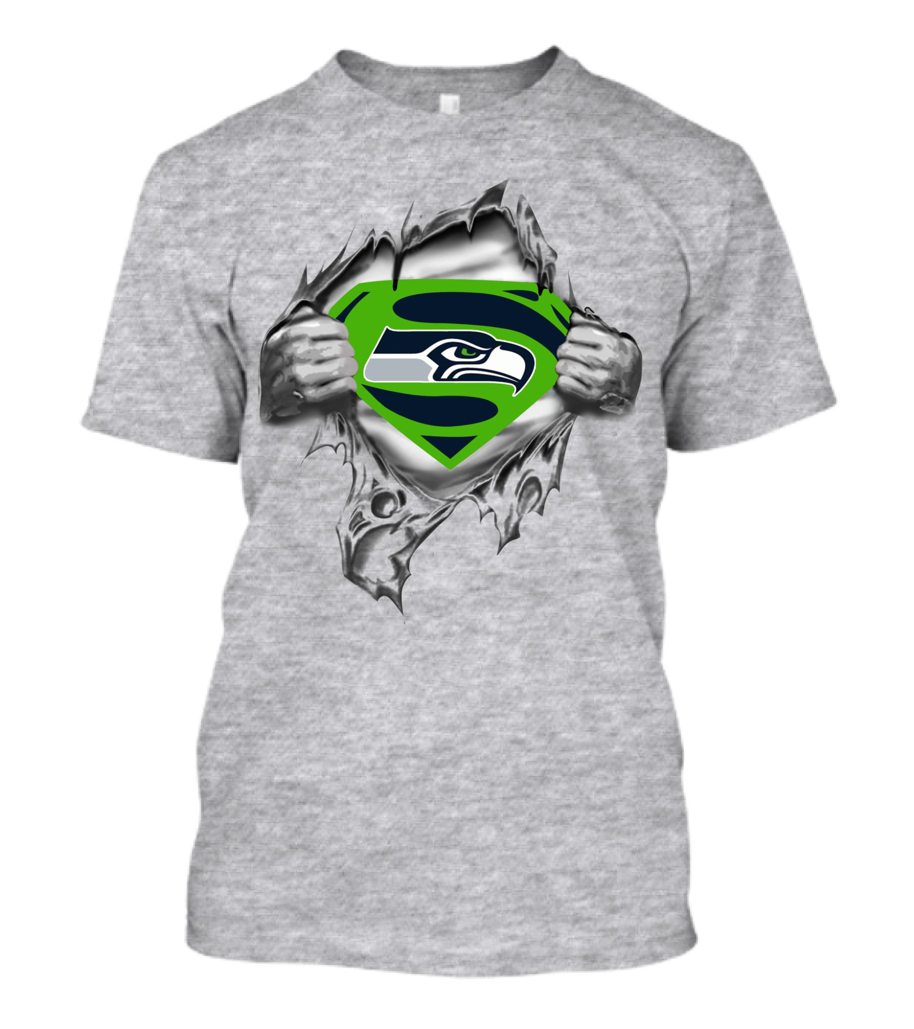 Super Seahawks Emblem Burst T-Shirt