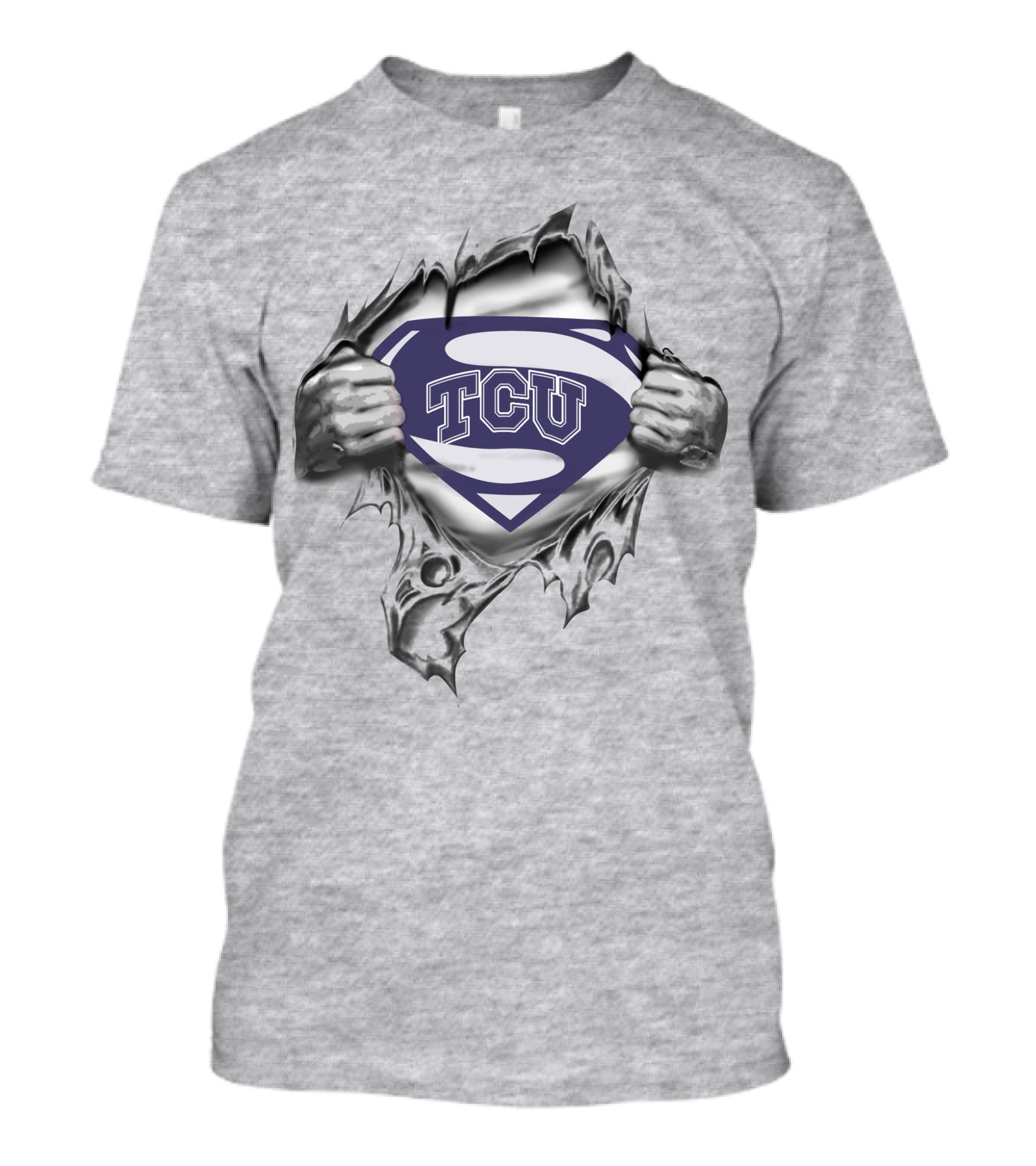 TCU Superman Logo Breakthrough T-Shirt