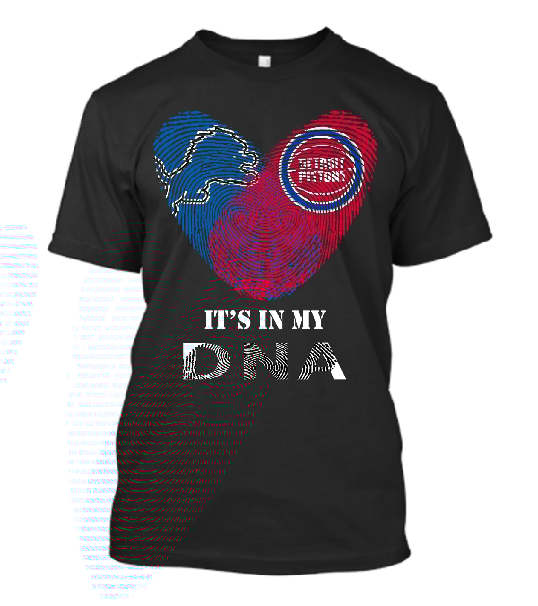 Detroit Lions Pistons It's In My DNA T-Shirt