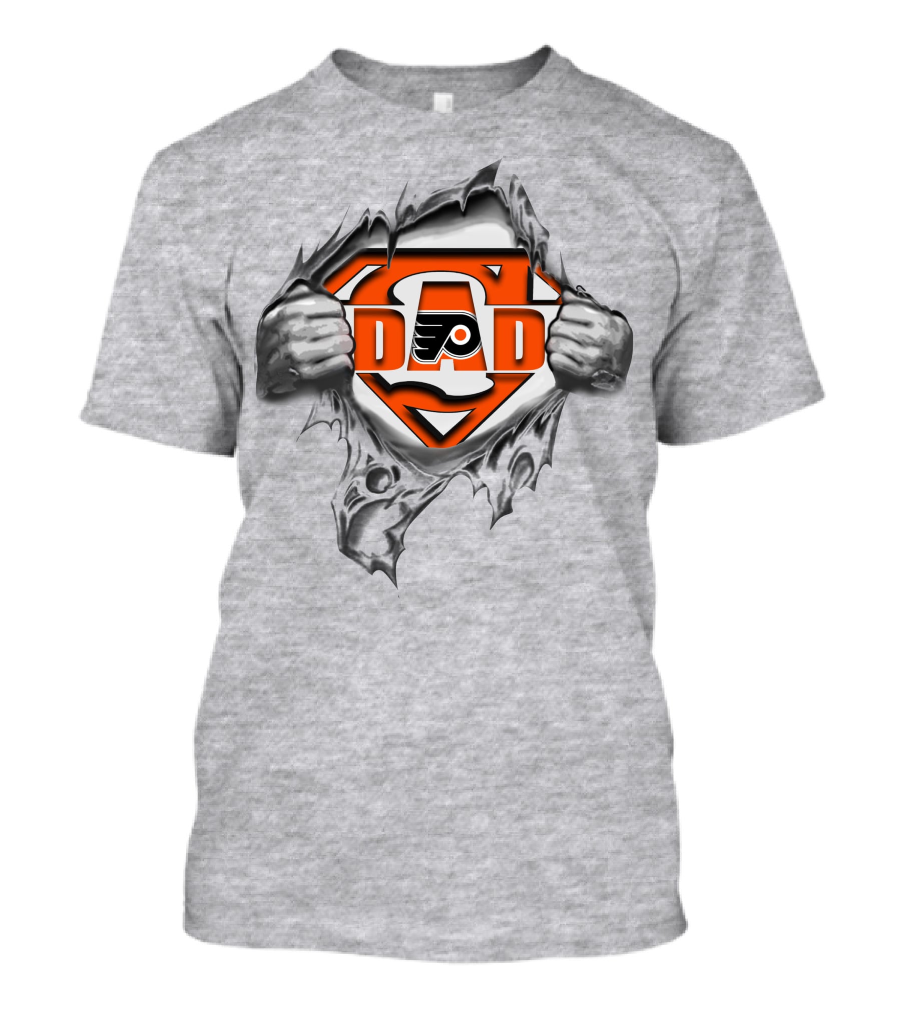 Philadelphia Flyers Super Dad Logo Superman T-Shirt