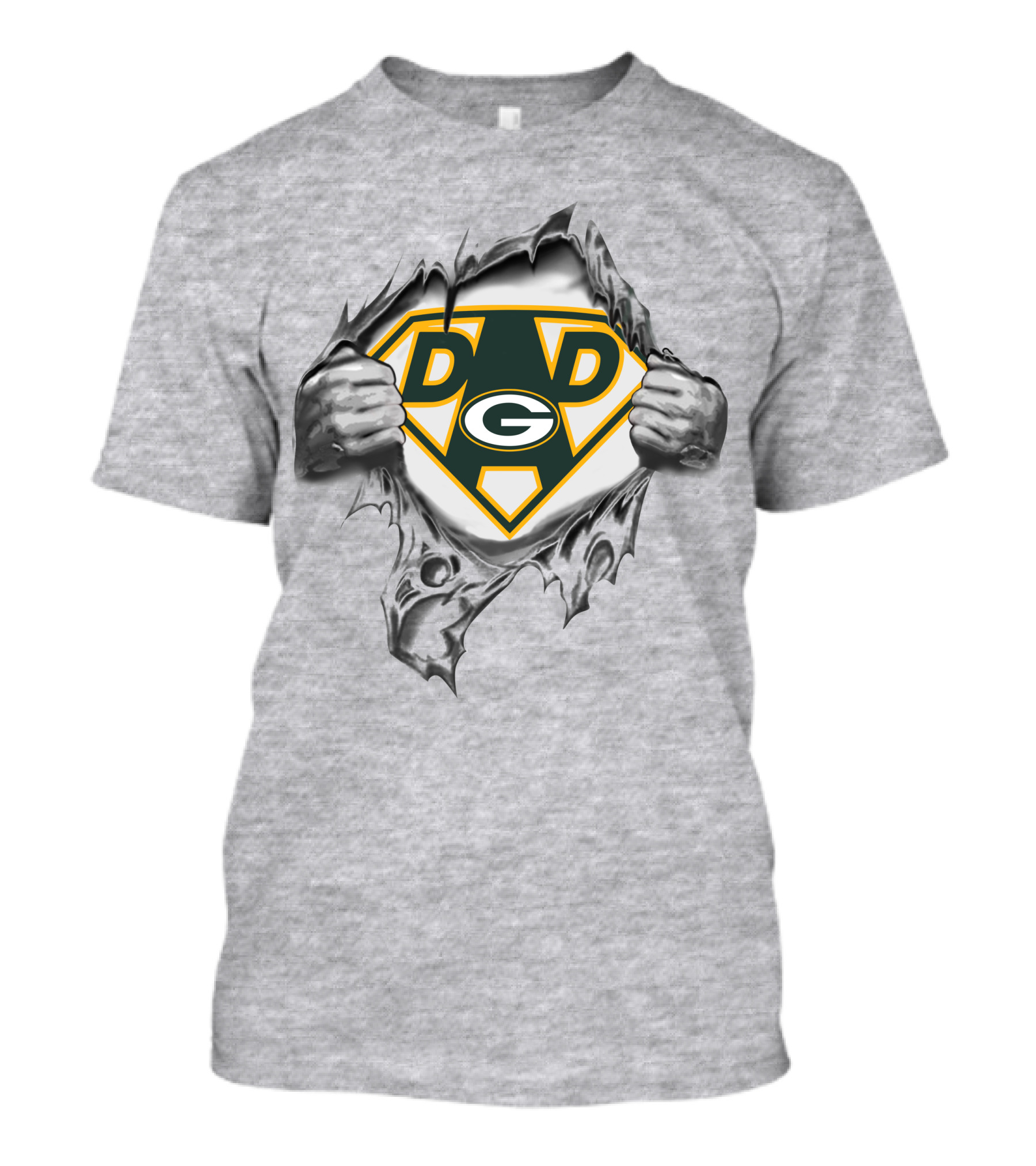 Packers Super Dad G Logo Dad Shield T-Shirt