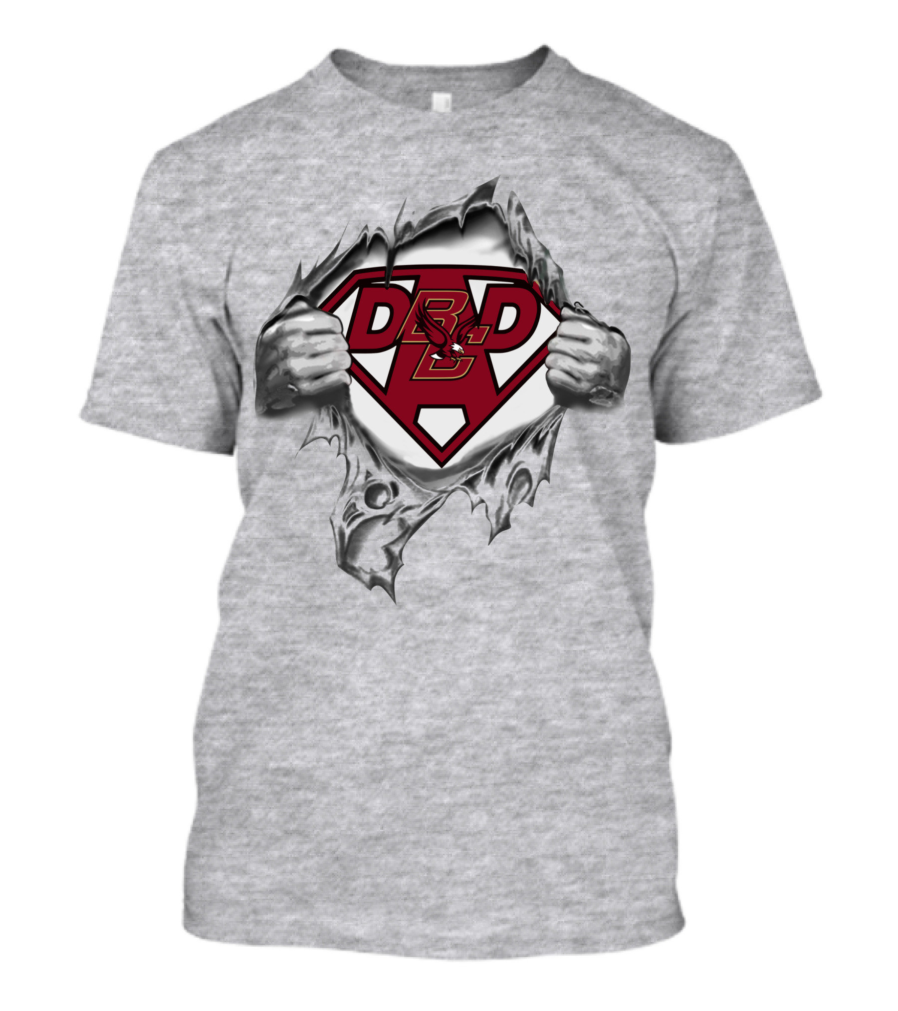 Boston College Eagles Super Dad Hero T-Shirt