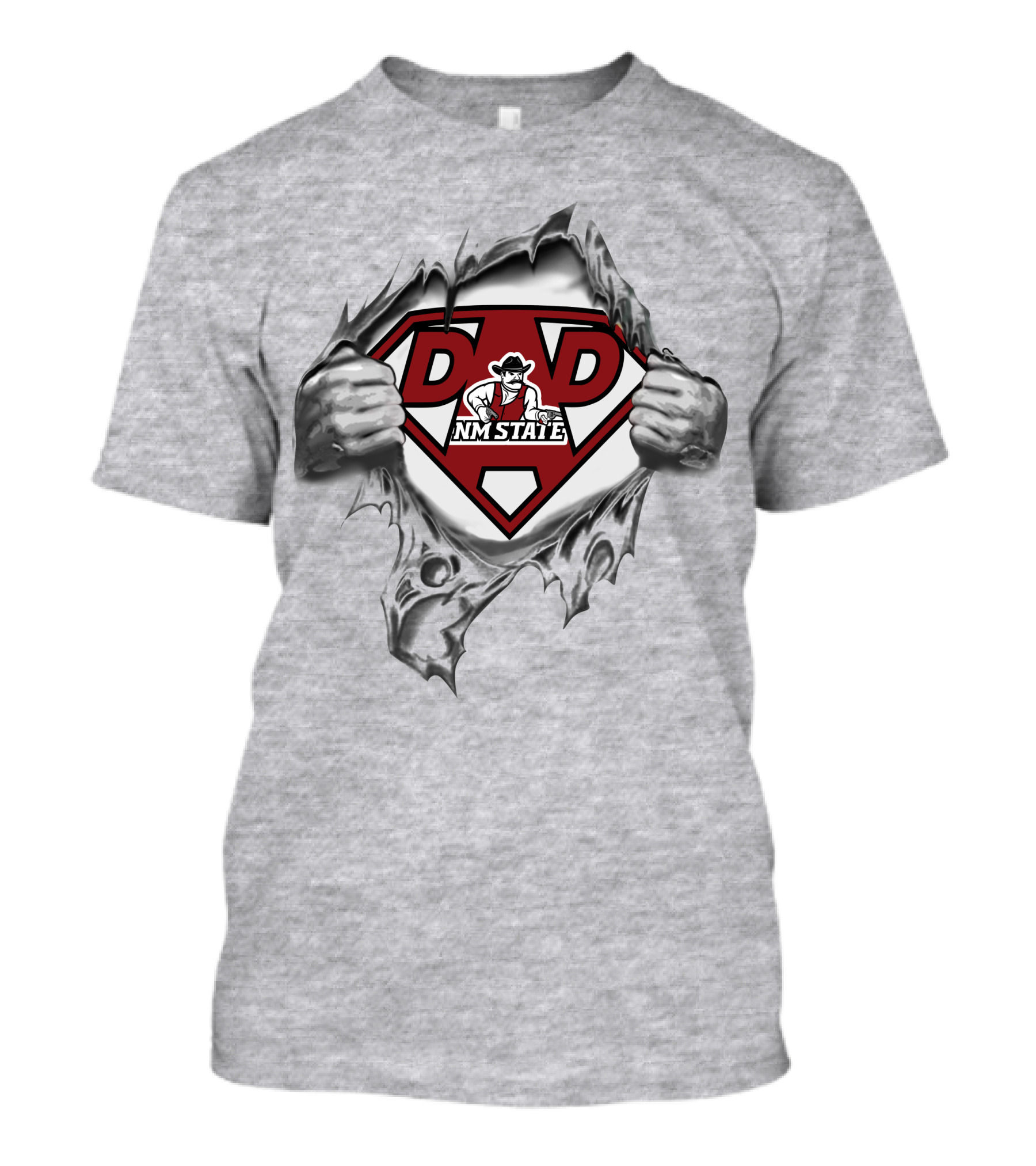 Nm State Dad Superhero Aggies T-Shirt