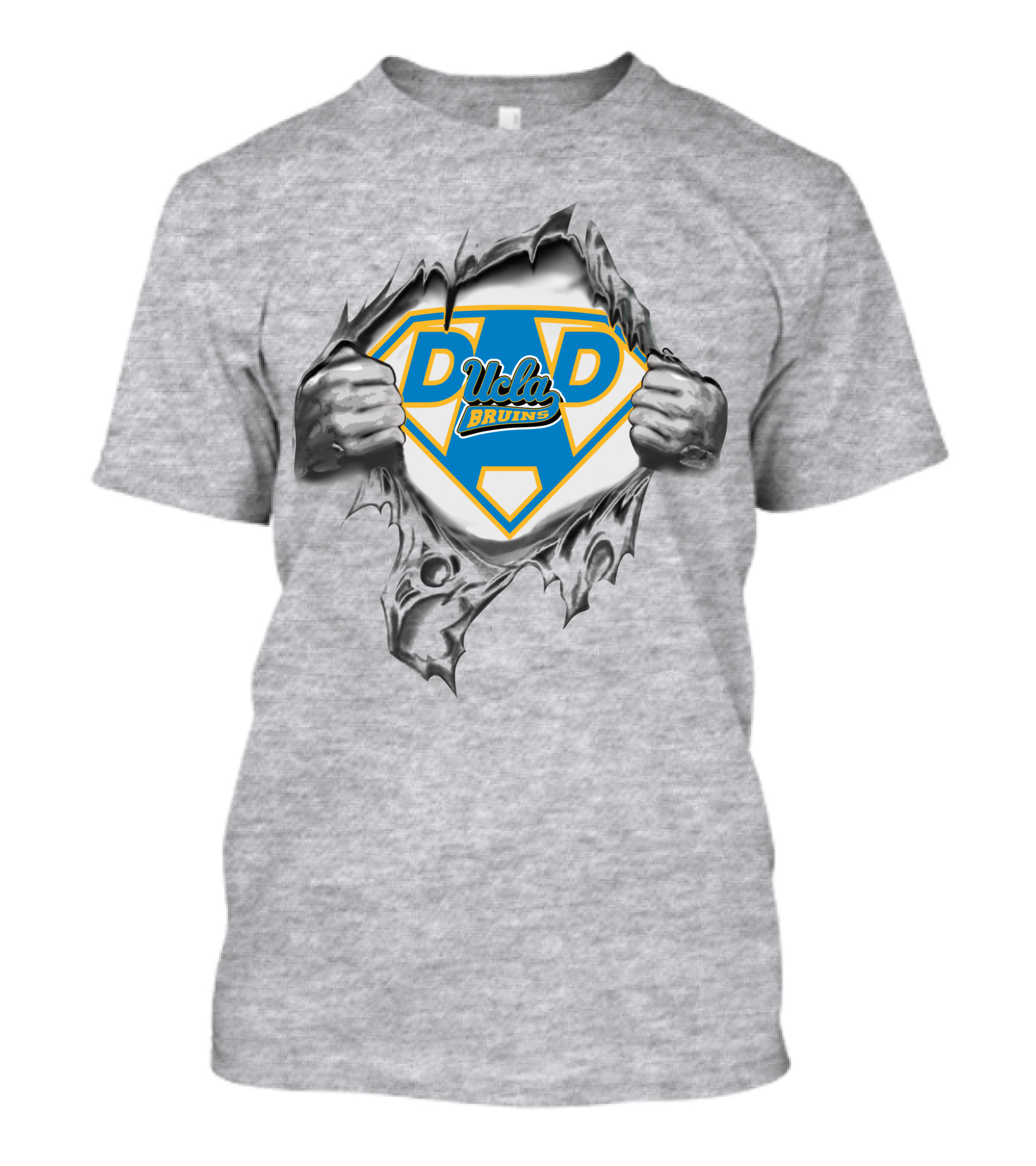 UCLA Bruins Super Dad Hero Shield T-Shirt