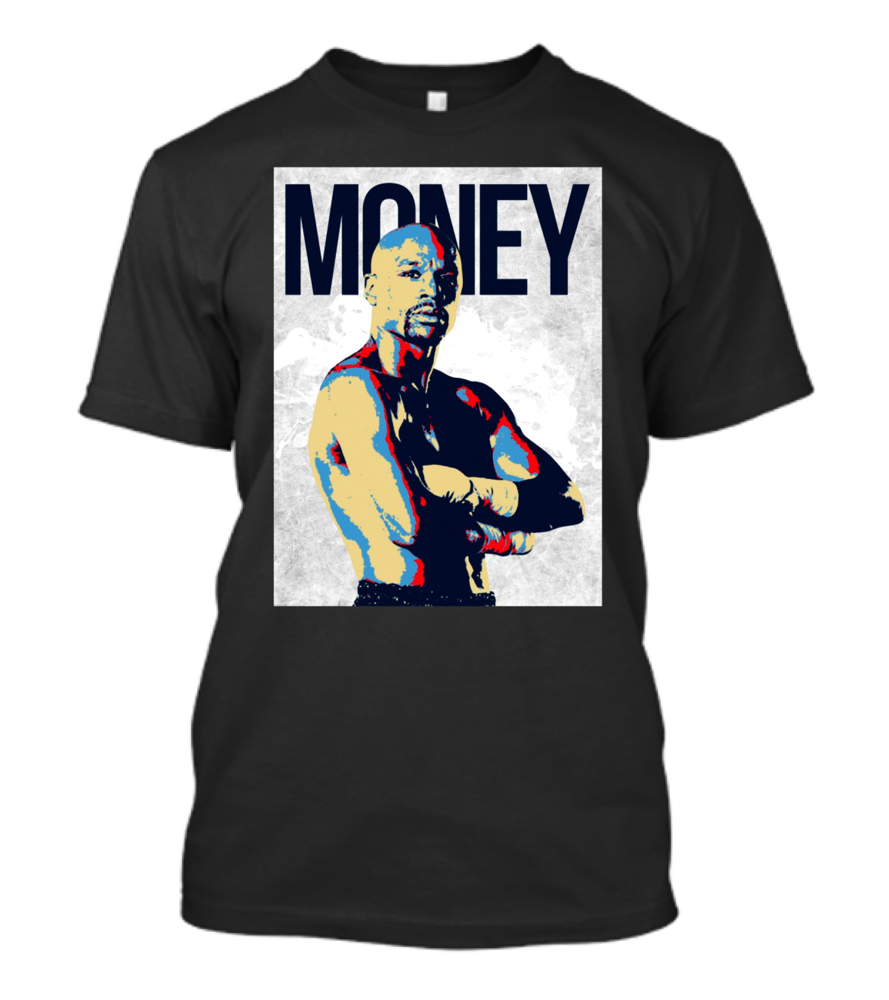 Money Boxer In Multicolor Pop Art Style T-Shirt