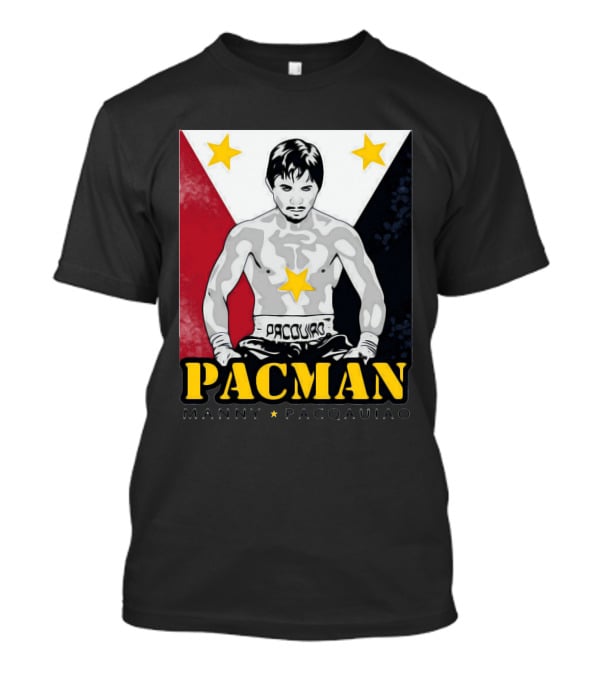 Pacman Manny Pacquiao Stars Boxing Filipino Flag T-Shirt