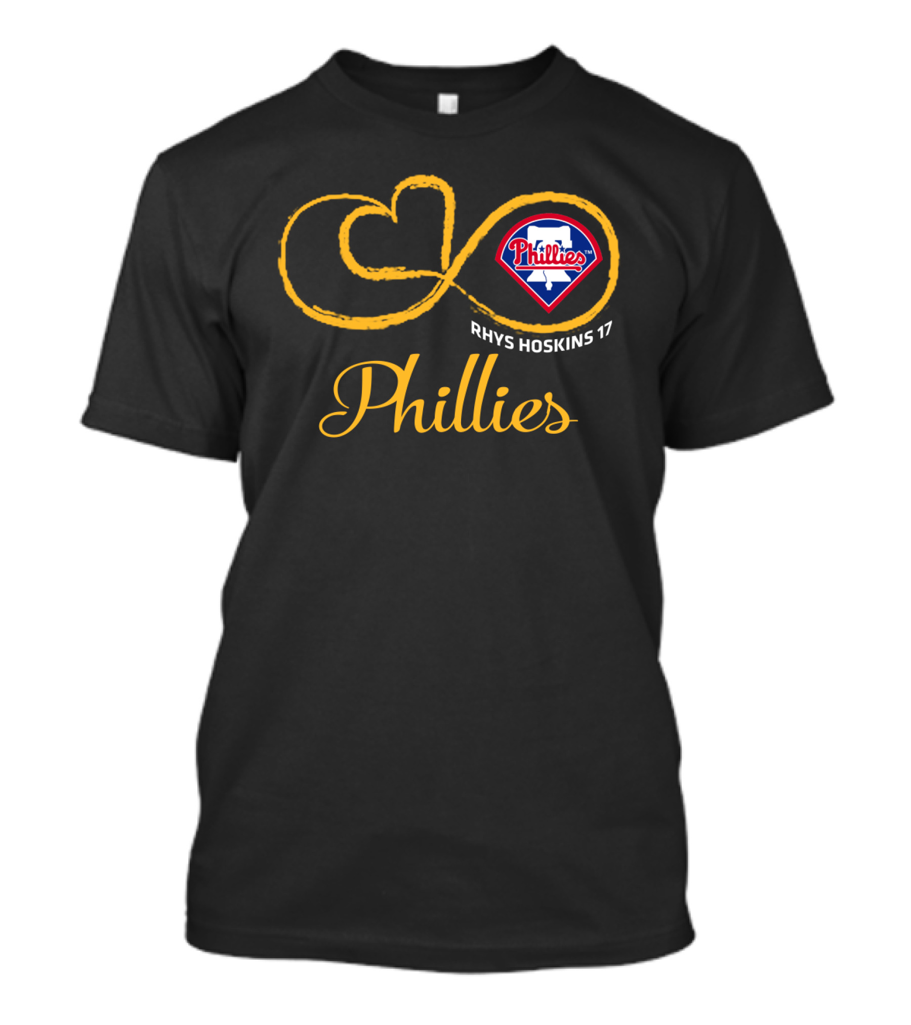 Philadelphia Phillies Rhys Hoskins 17 Infinity T-Shirt