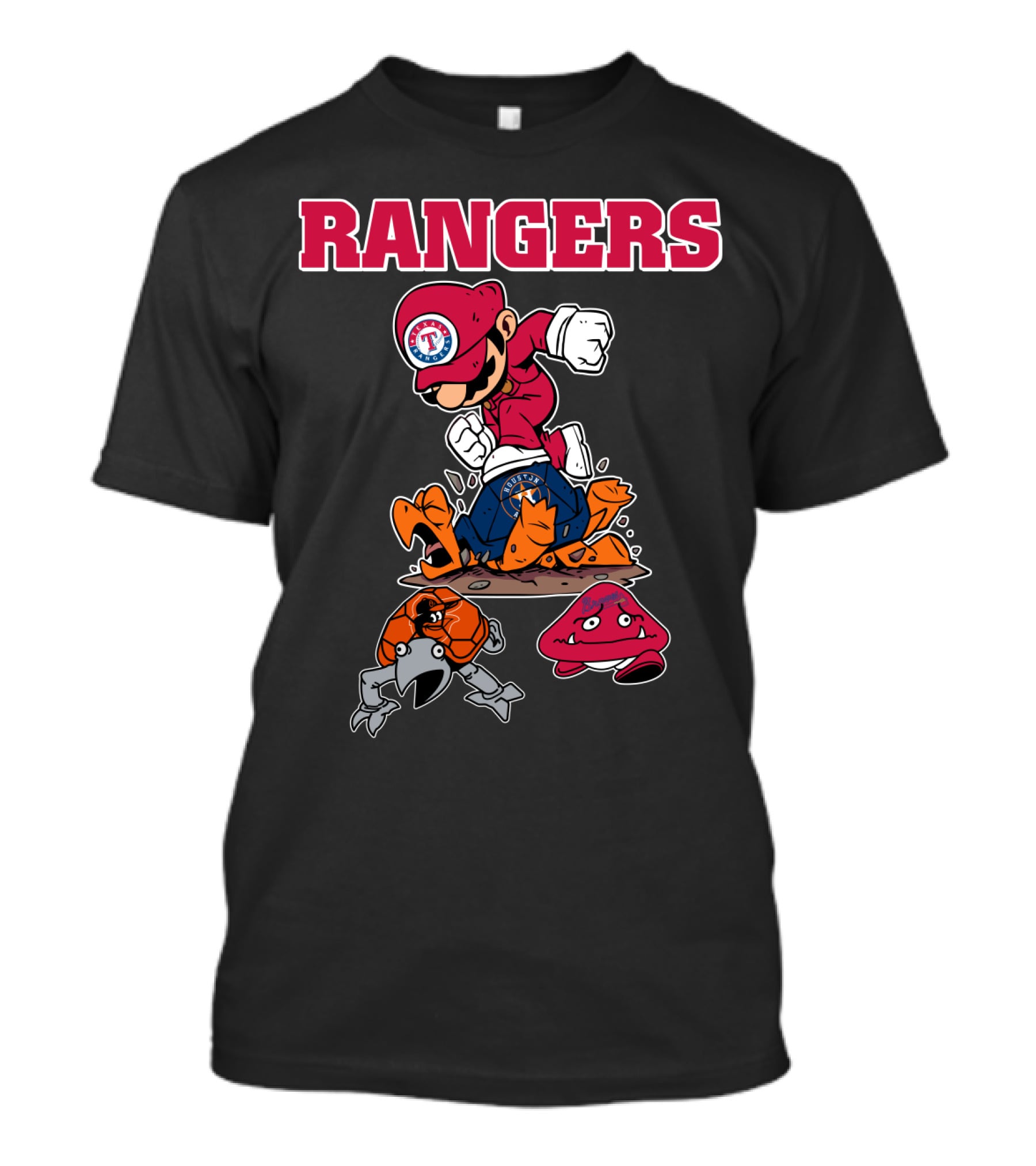 Rangers Texas Baseball Super Plumber T-Shirt