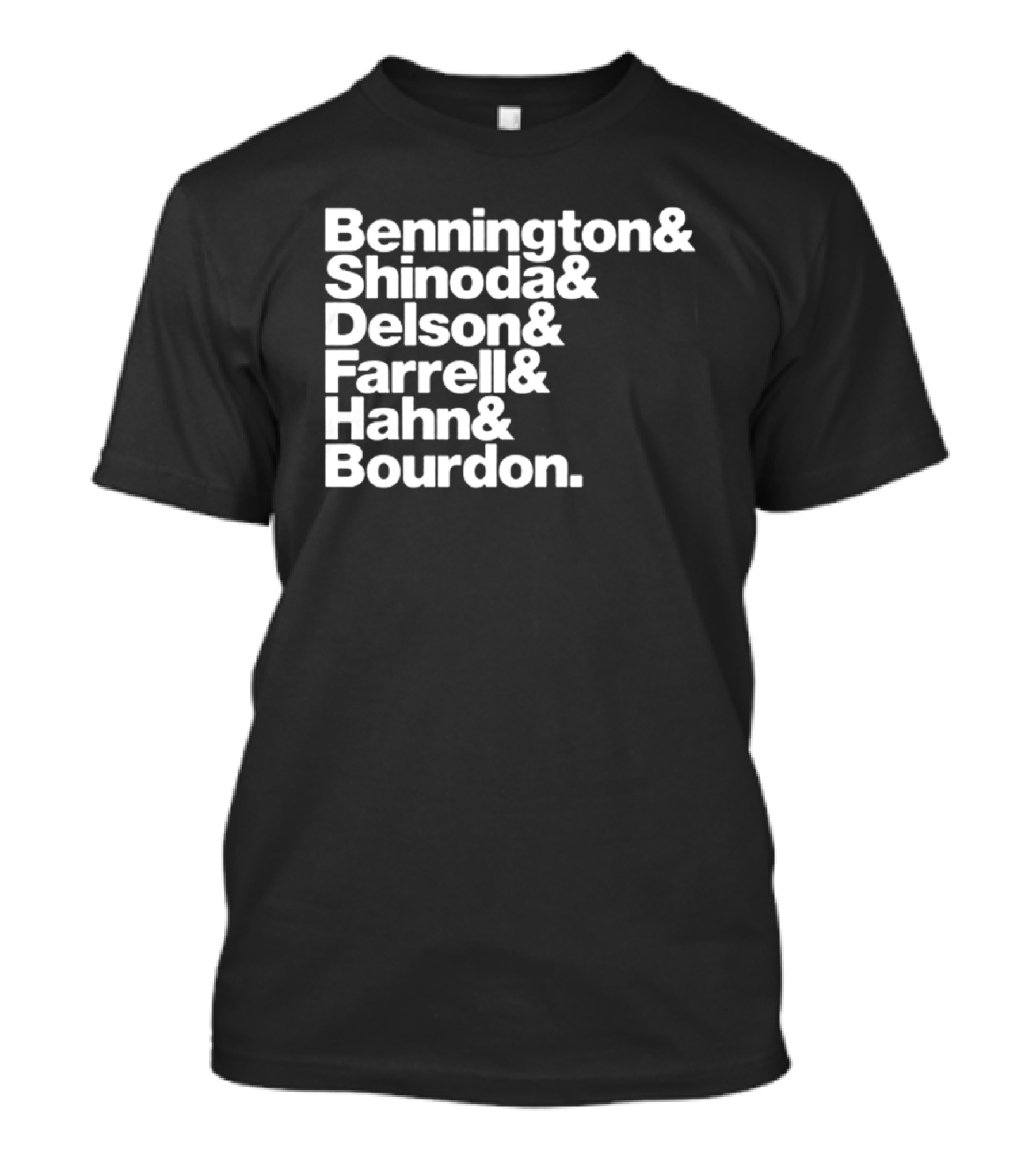 Bennington Shinoda Delson Farrell Hahn Bourdon Rock Band Linkin Park T-Shirt