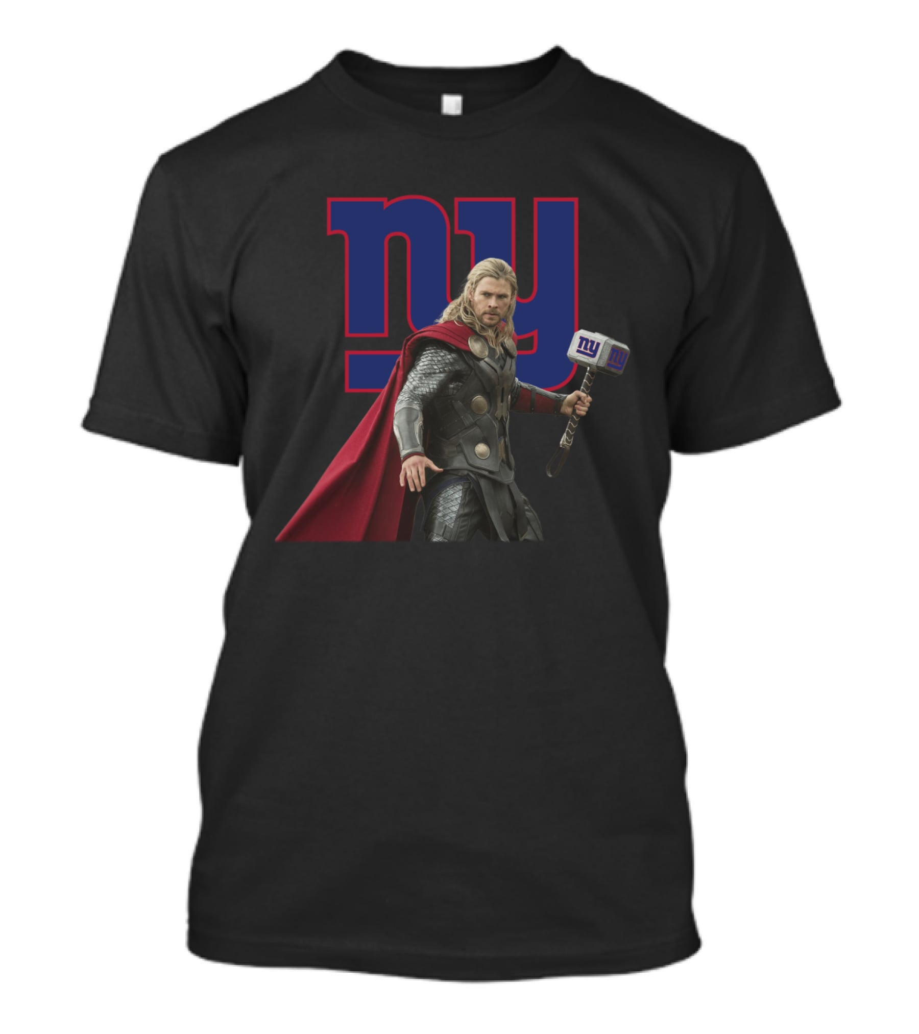 Ny New York Giants Thor Hammer T-Shirt