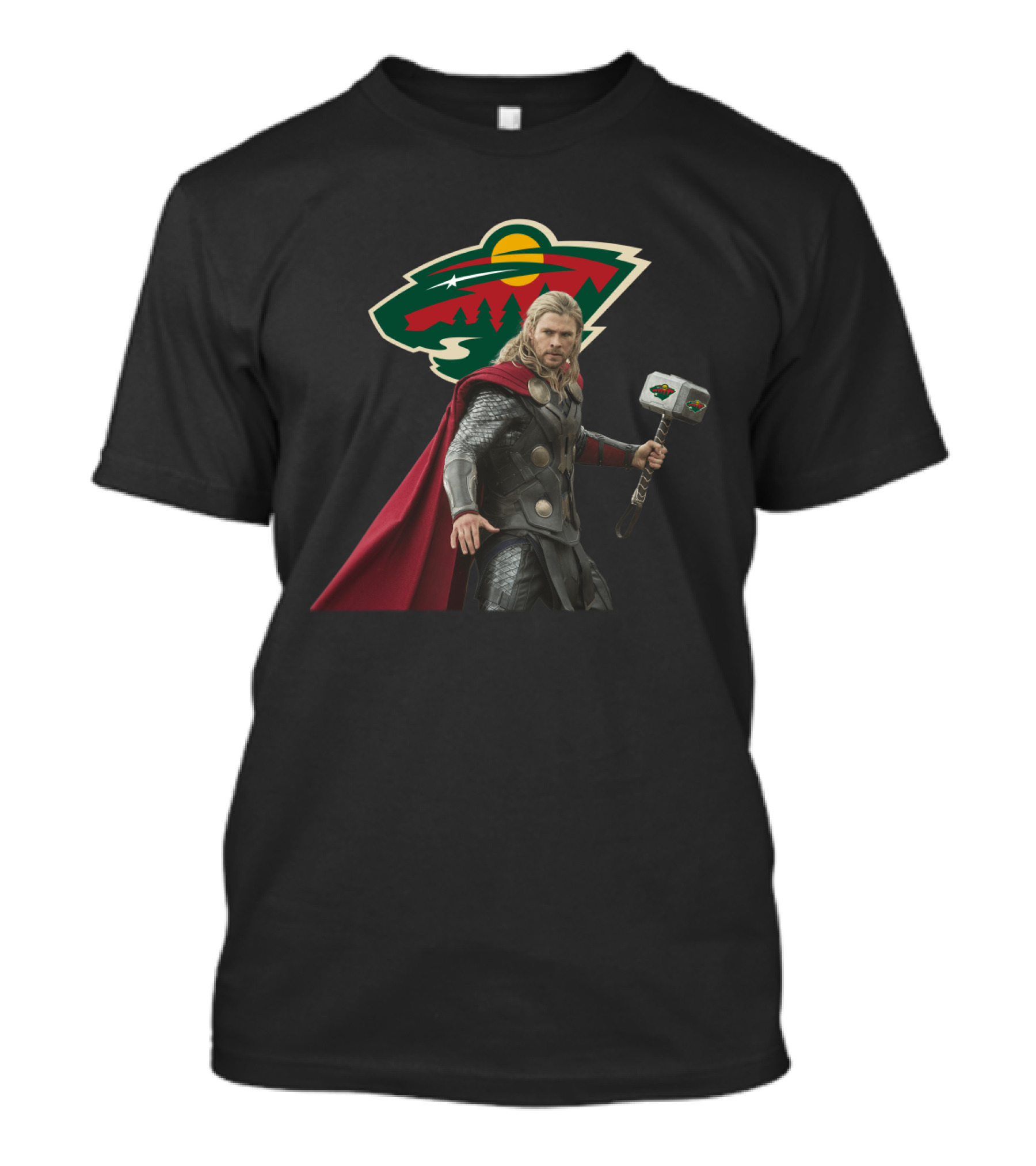 Minnesota Wild Thor Crossover T-Shirt